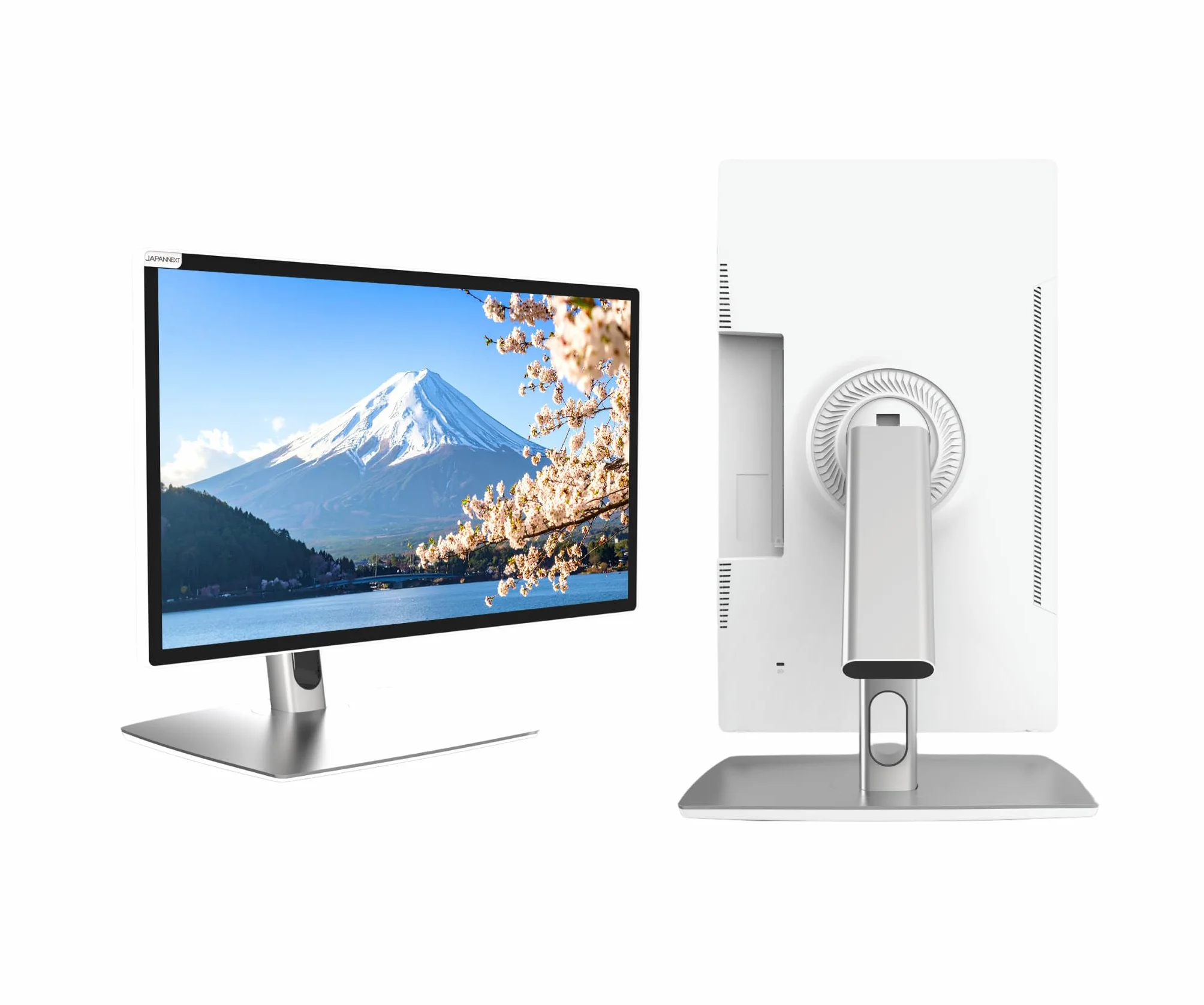 JAPANNEXT Biały ekran dotykowy PC 21,5" z przegubowym ramieniem IPS Full HD (1920 x 1080) | HDR | Ładowanie przez USB-C(65W) wysokość i regulowane nachylenie (HSP) | G-Sync/FreeSync | | HDR | Regulowane nachylenie Wbudowane głośniki | 100% sRGB G-Sync/Fre