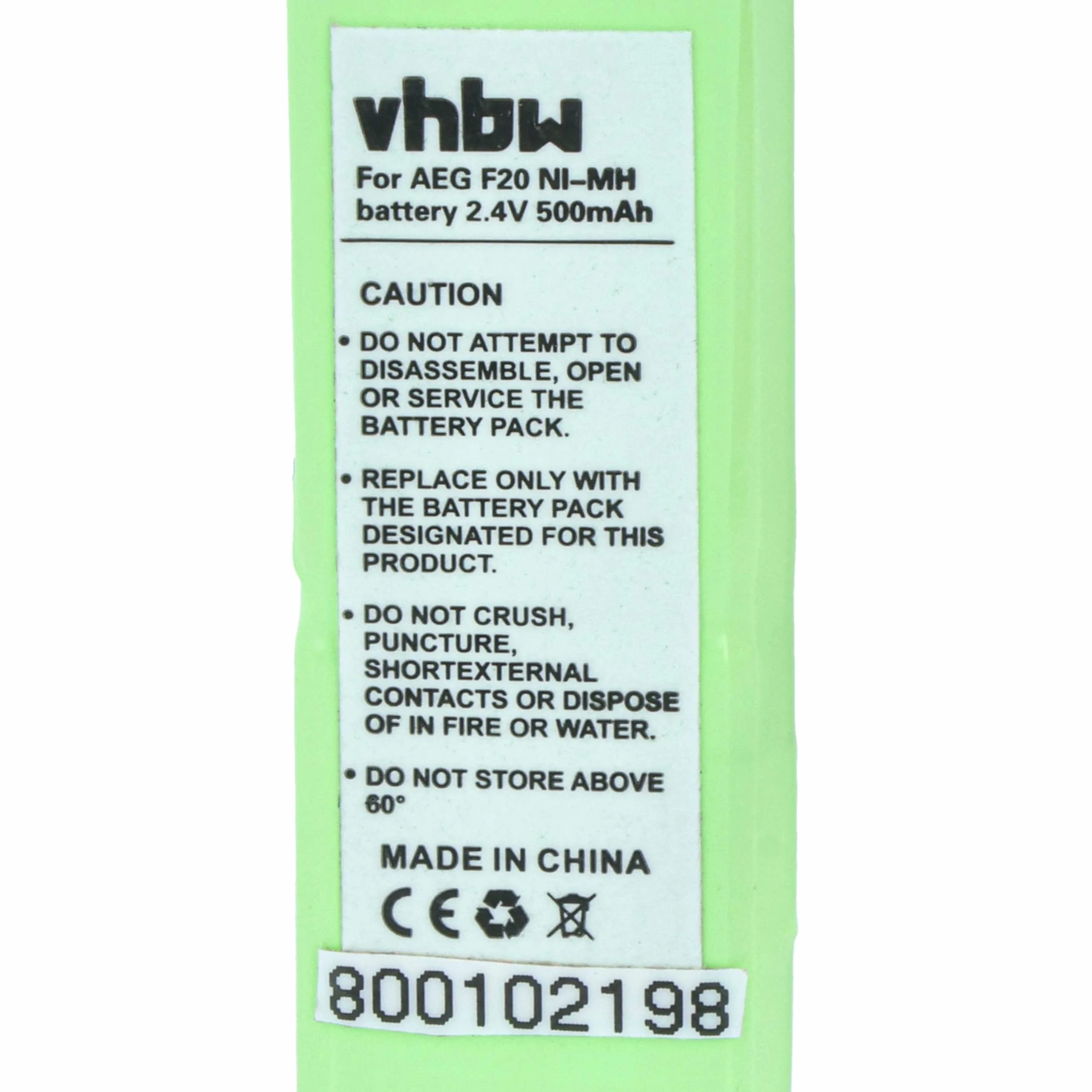 vhbw 3 x Grundig 2SN-3/5F60H-H-JZ1 bateria do telefonu bezprzewodowego (500mAh, 2,4V, NiMH)