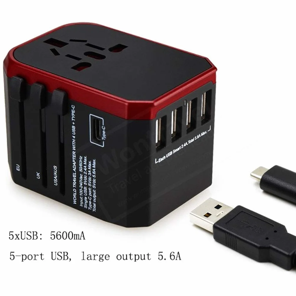 Światowa adapter podróży Universal, International Plug Converter, Przenośne Travel International Carging Conversion Gent (Color : G)