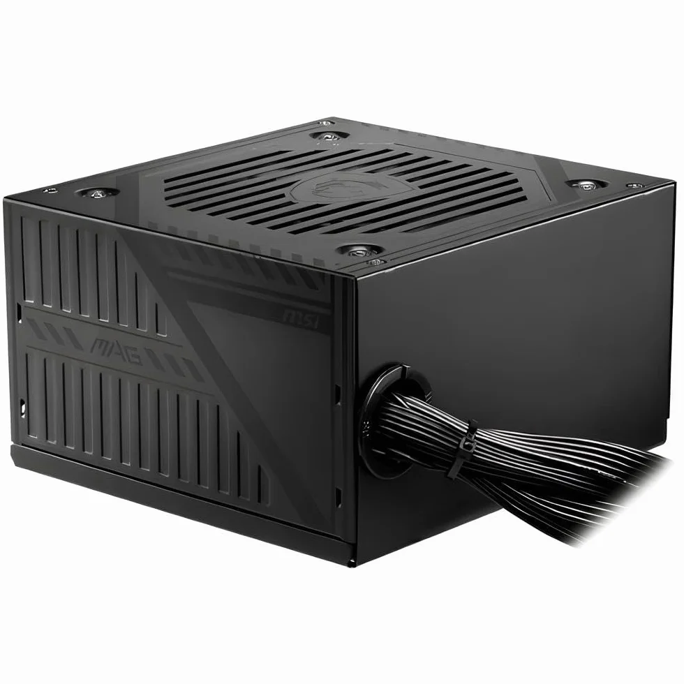 MSI MAG A500DN ATX zasilacz PC (500 W, niemodułowy, 80 Plus, czarny)