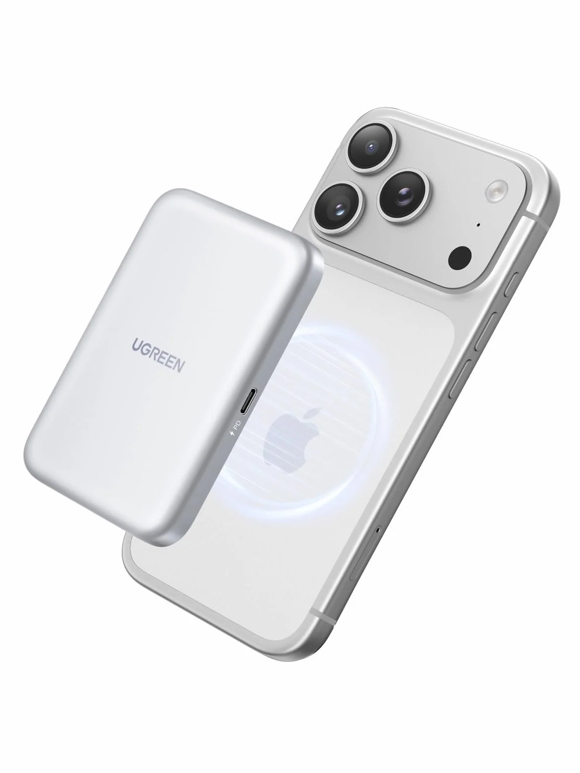 UGREEN Magnetyczna obudowa M.2 NVMe SSD z Magsafe dla iPhone 16 i 15 Pro Max ProRes, adapter USB C 3.2 Gen 2x1 10 Gbit/s NVMe dla M.2 2230/2242/2260/2280 NVMe SSD