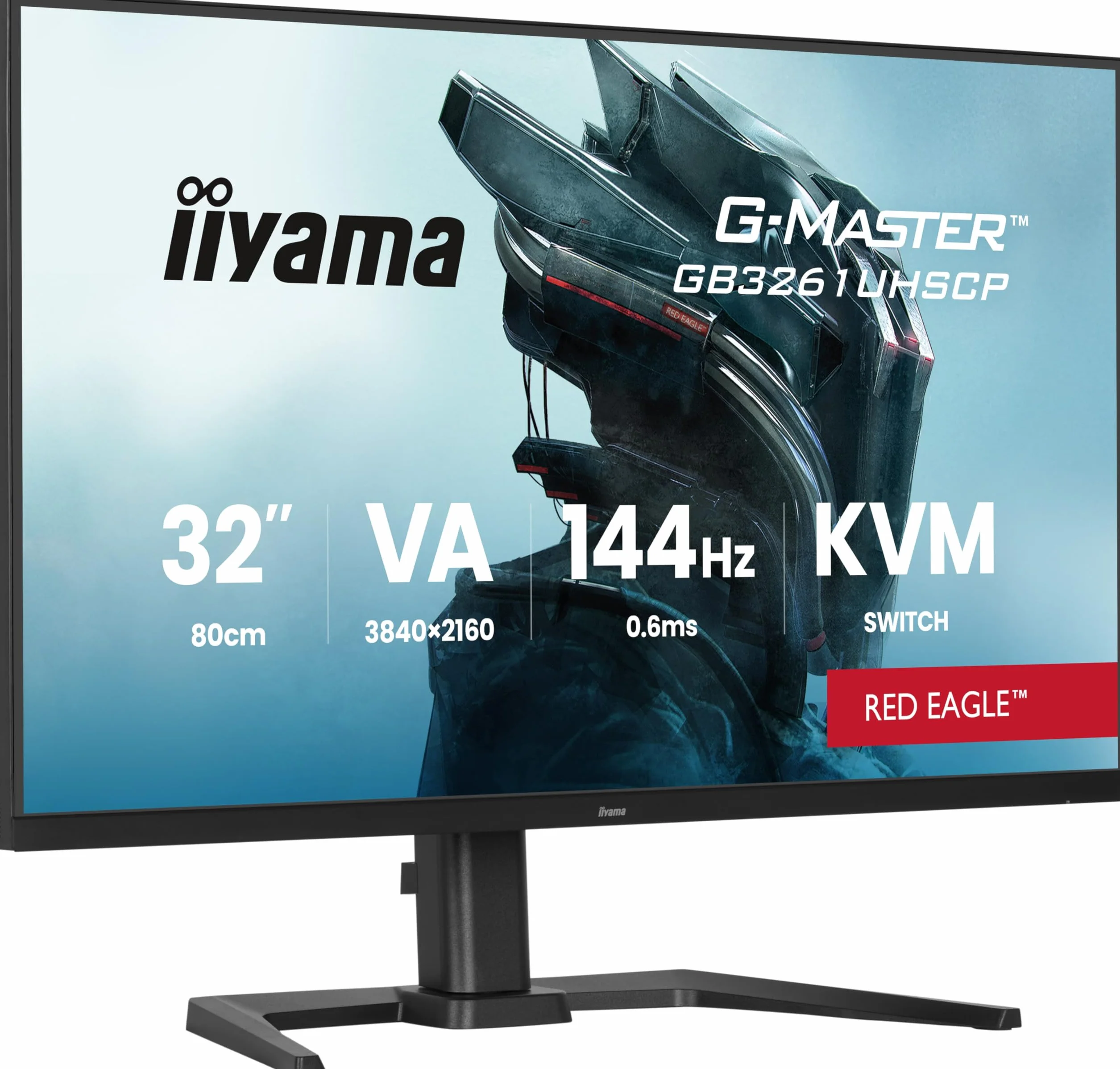 iiyama GB3261UHSCP-B1-31,5", IPS, 3840 x 2160/144 Hz, 2H1DPType-C, PD95W .KVM HAS