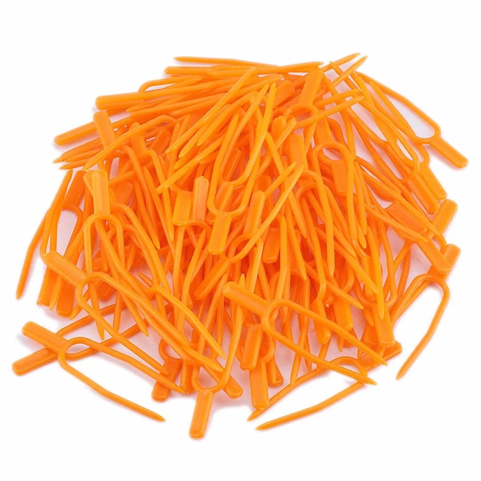 100 Sztuk Roślina Ogrodowa Klipsy Mocujące Wielokrotnego Użytku Plastikowe Stolony Mocowanie Zacisk Do Winorośli Arbuz Widelec Truskawkowy Rolnictwo Bezpieczne Narzędzie Naprawcze Wsparcie