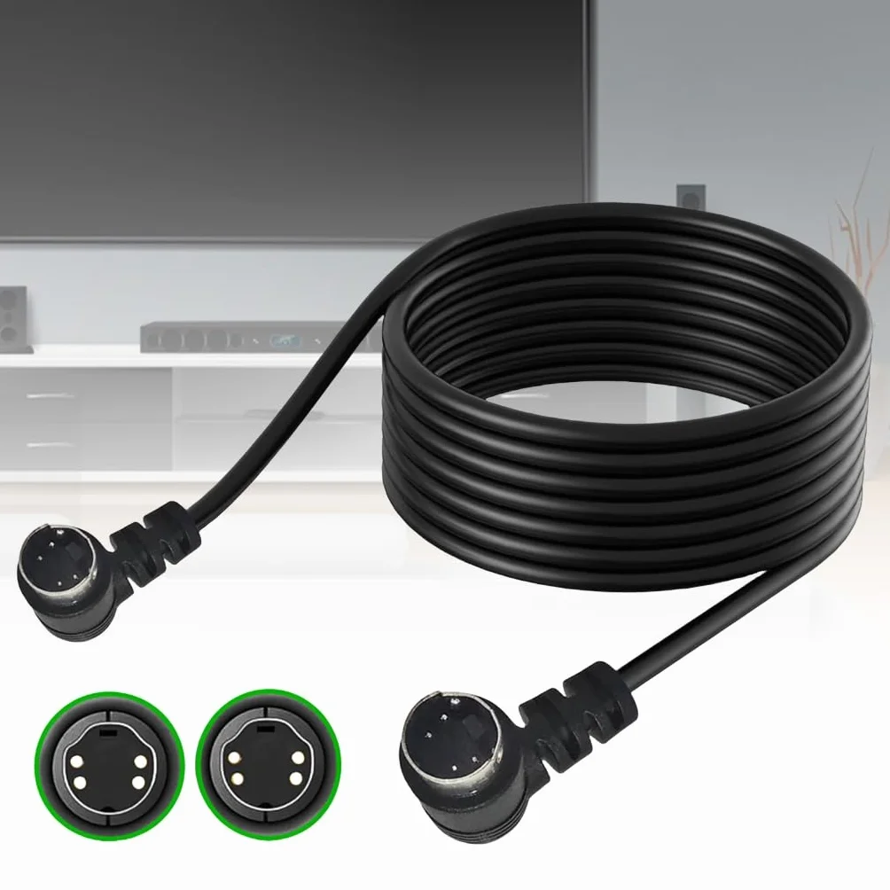 Kabel wideo Mini DIN 4-pinowy męski na męski pozłacany