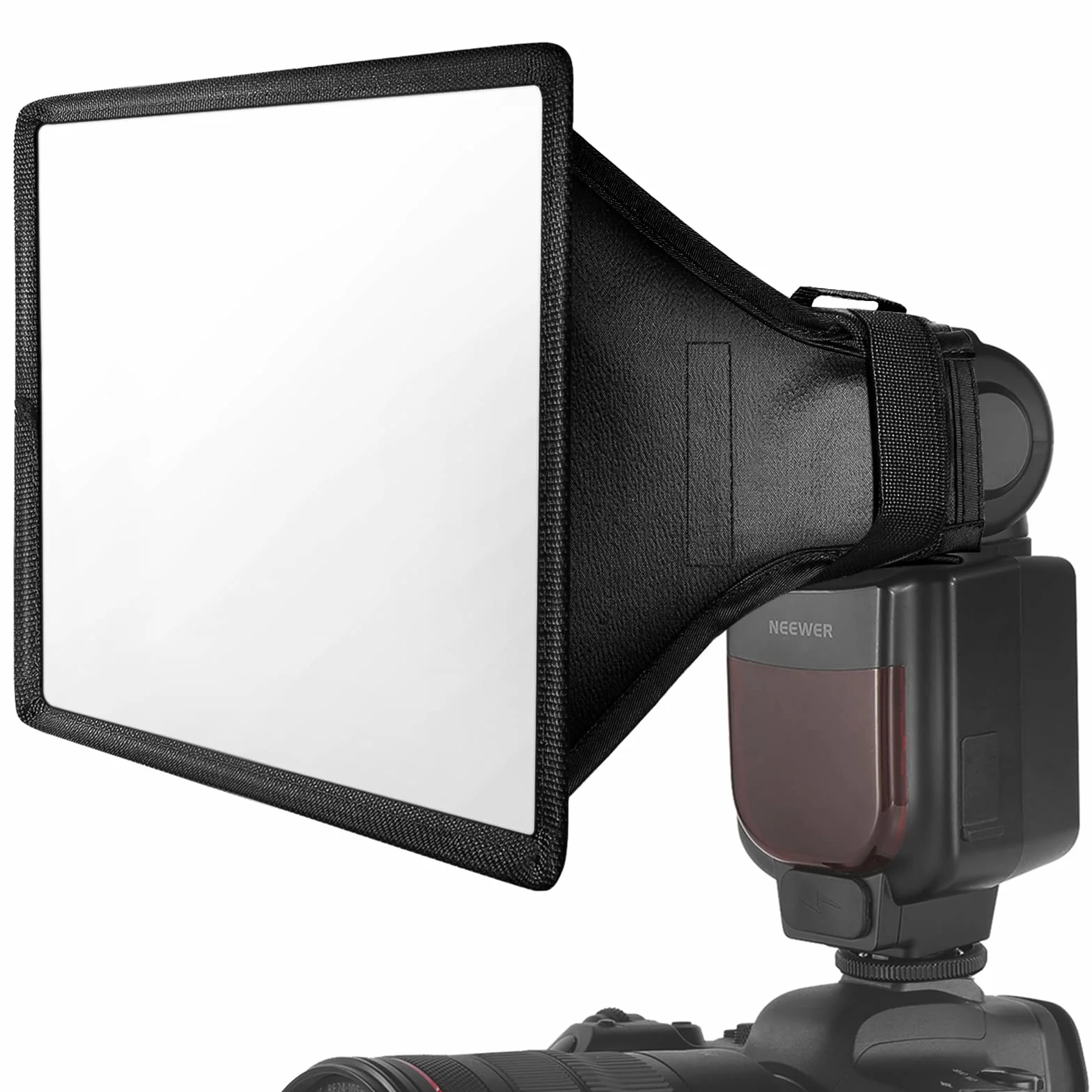 NEEWER Dyfuzor Flash Light Softbox 9" x 7", uniwersalny, składany z torbą do przechowywania, kompatybilny z Canon Nikon Sony Godox Yongnuo NEEWER speedlight