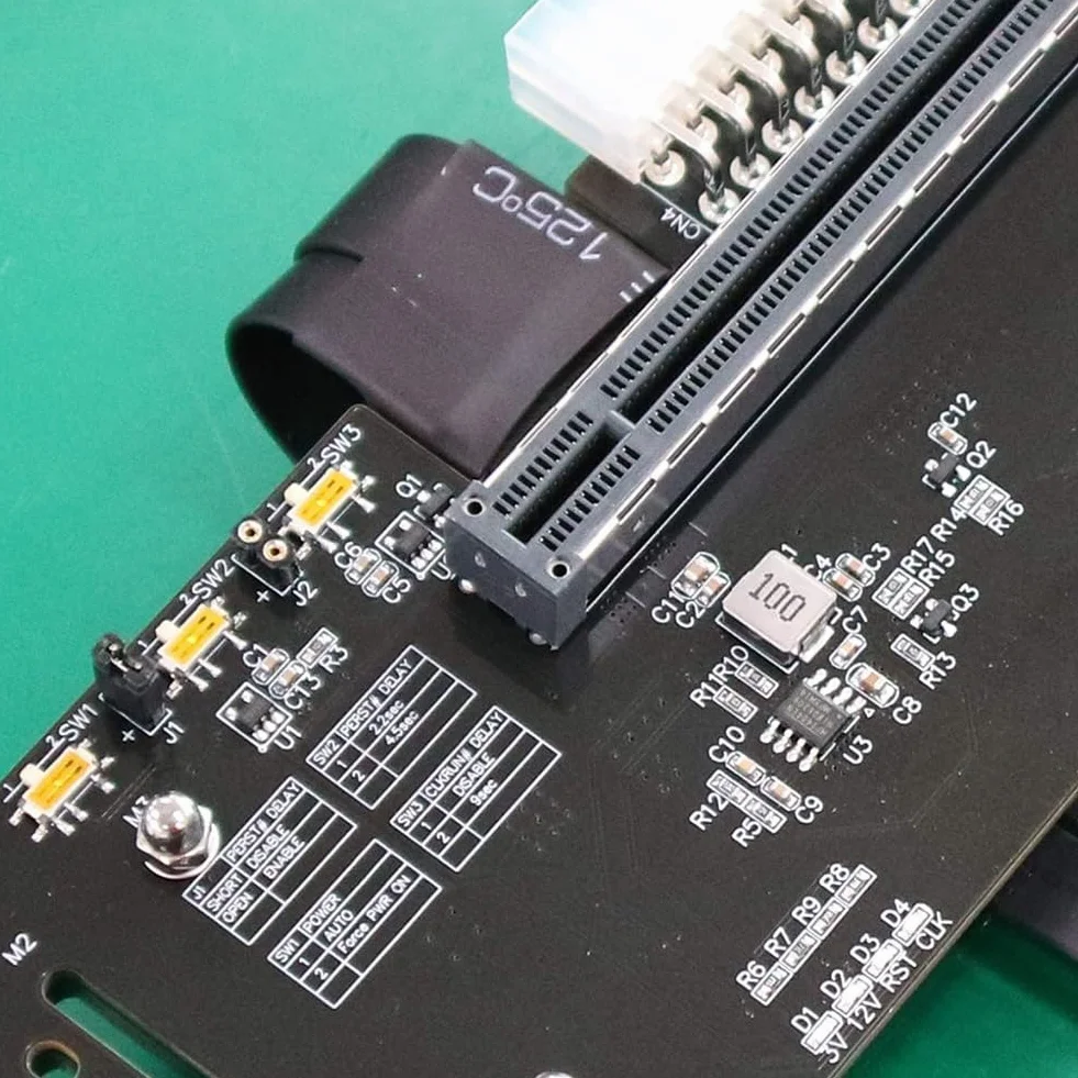 R43SG M.2 Nvme PCIe4.0X4 karta graficzna zewnętrzna stacja dokująca akcesoria zamienne do NUC/ITX / / laptopa 50 cm