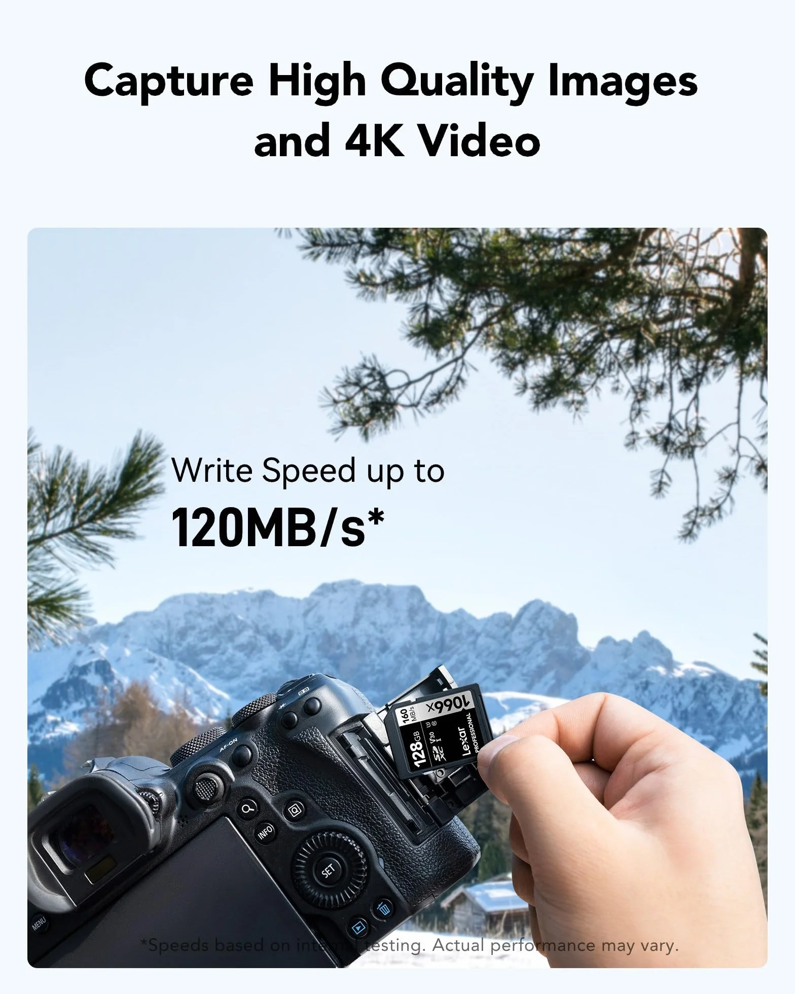 Lexar Profesjonalna karta SD 1066x 256 GB, karta SDXC UHS-I do 160 MB/s, karta pamięci SD V30/U3/C10 do aparatów DSLR i kamer HD