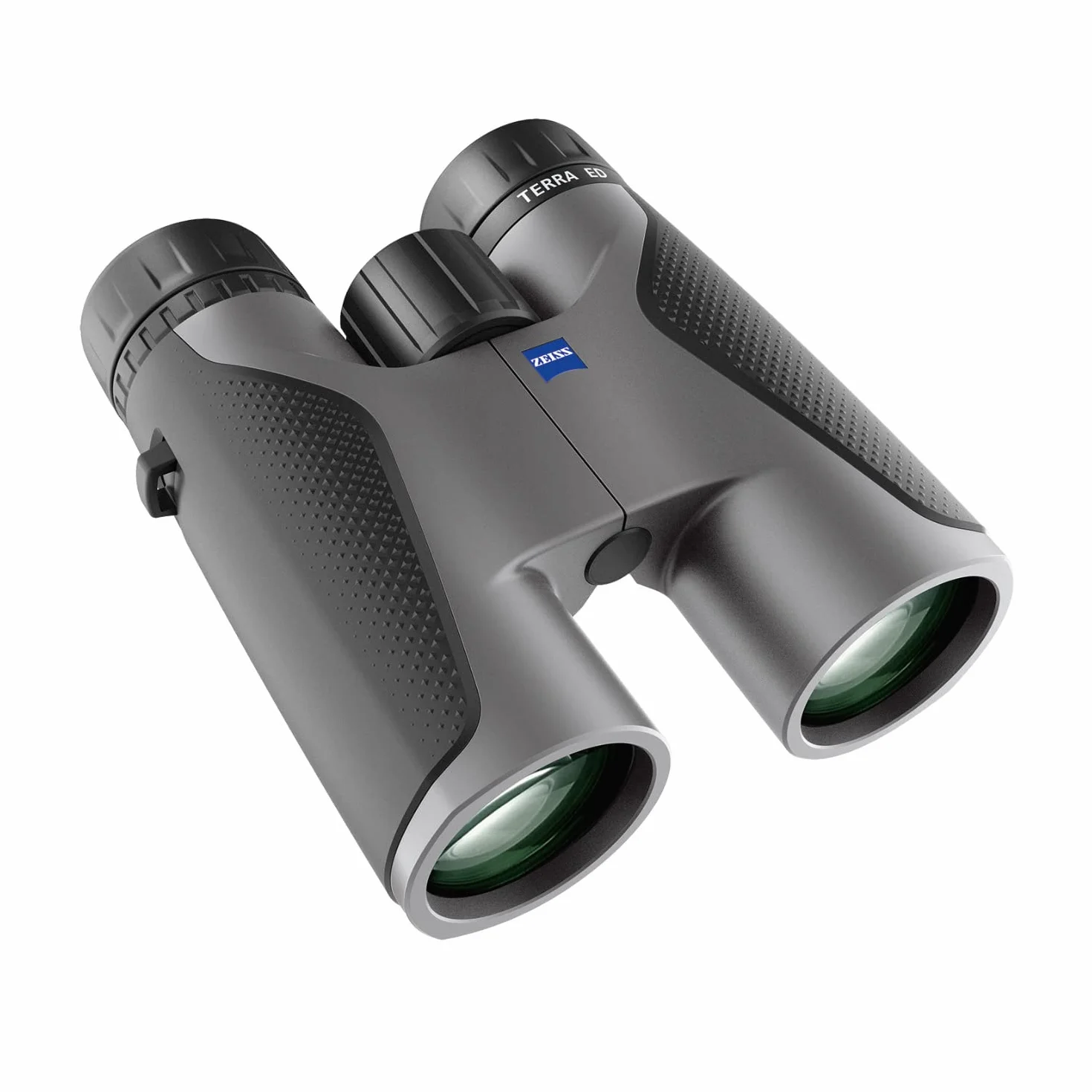 Zeiss Terra ED 10 x 42 lornetka do polowania, obserwacji ptaków, na zewnątrz, podróży, szara