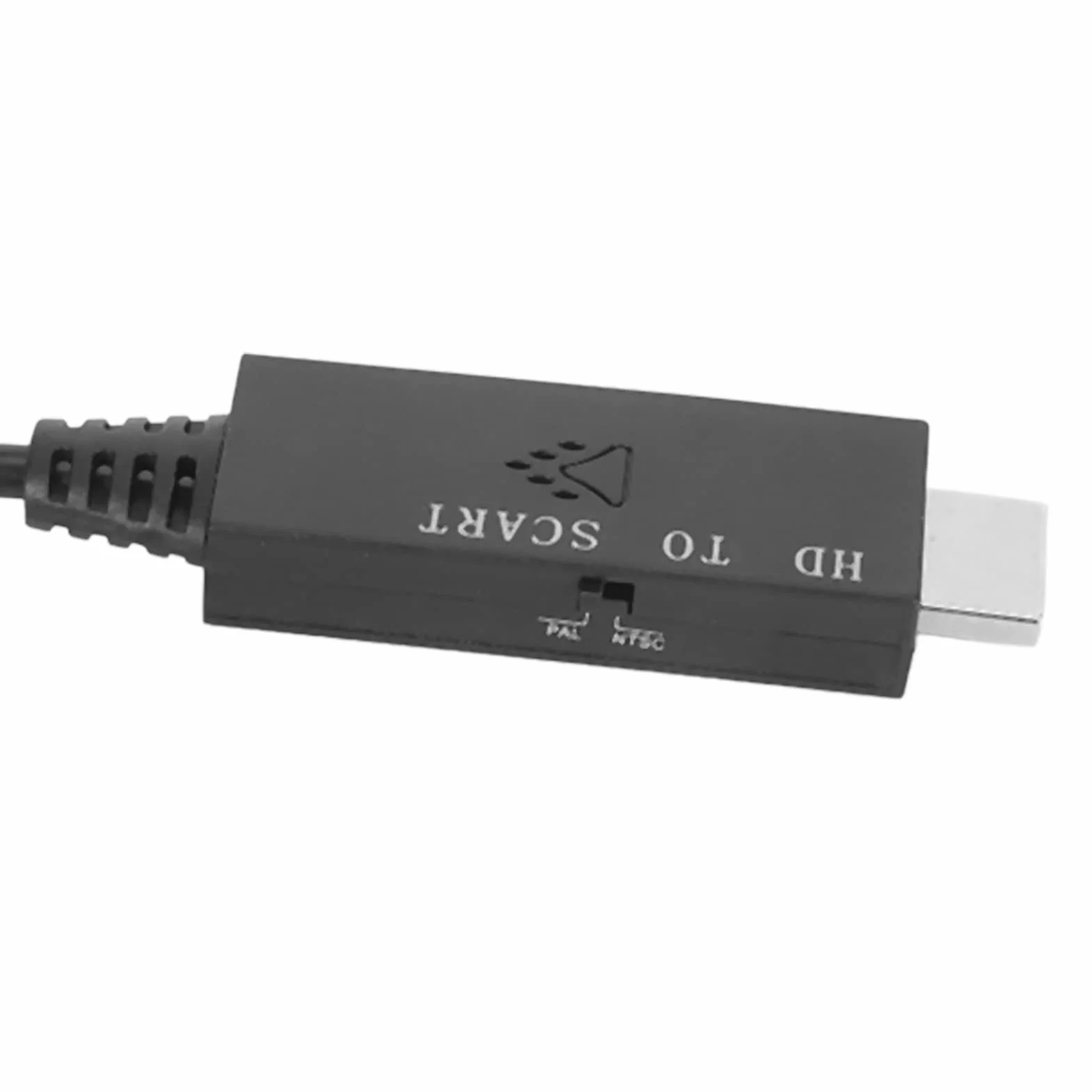 Kabel Adaptera Konwertera HDMI na Scart, Interfejs Multimedialny HD na Kabel Scart, Cyfrowe Wideo HD HDMI na Analogowe Wideo i Adapter Audio L R do Telewizora VHS Magnetowid DVD