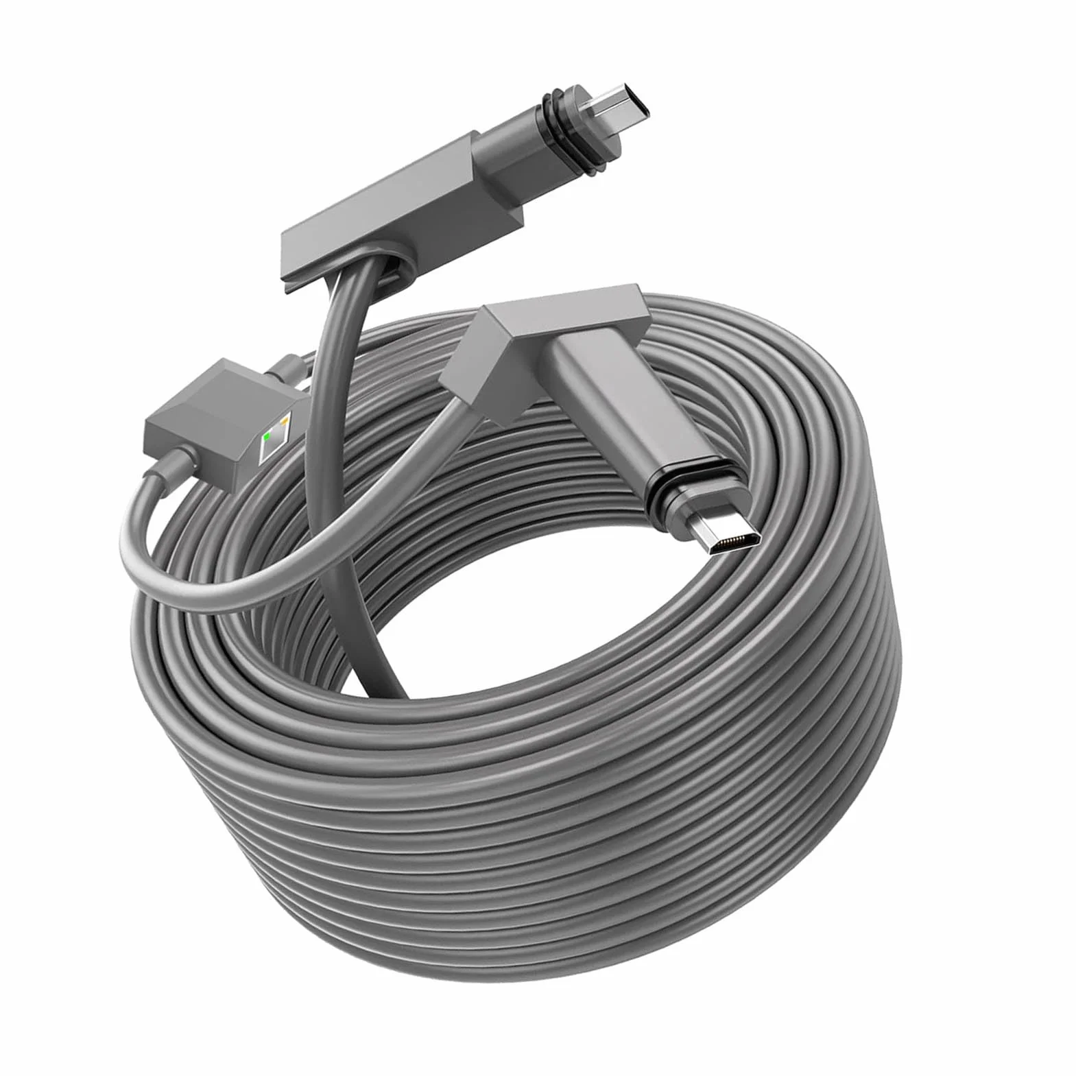 Sorandy Zewnętrzny Kabel Satelitarny o Długości 30 Stóp, Kabel 2 w 1 IP68 z Portem Ethernet, Przewód Zamienny do Anteny GEN2/V2