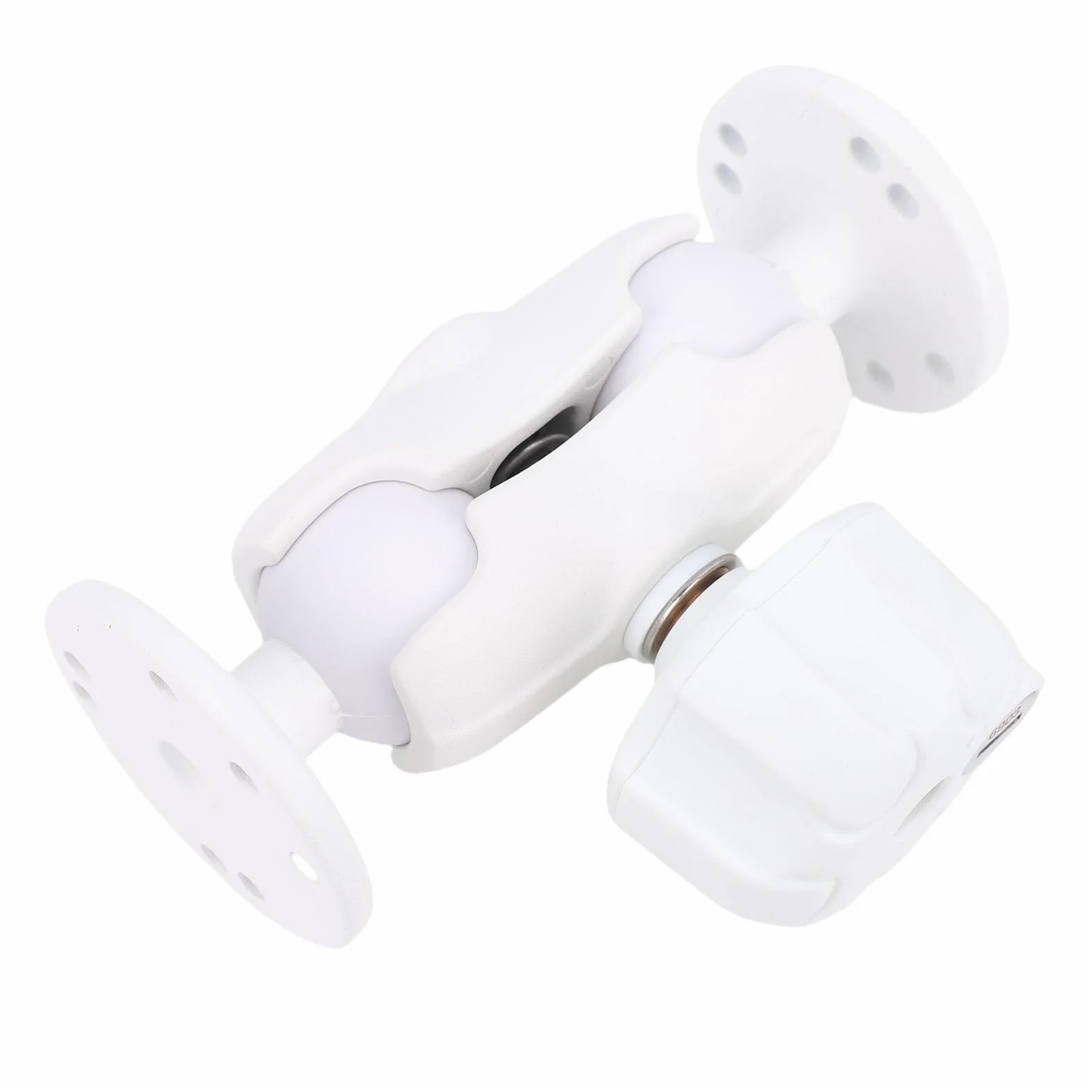 Drfeify Uchwyt Kulowy, Regulowany Podwójny Uchwyt Kulowy ze Stopu Aluminium do Pistoletów Skanujących i Tabletów, Trwała Konstrukcja z Zabezpieczeniem Przed kradzieżą, Regulacja w Pionie i Poziomie