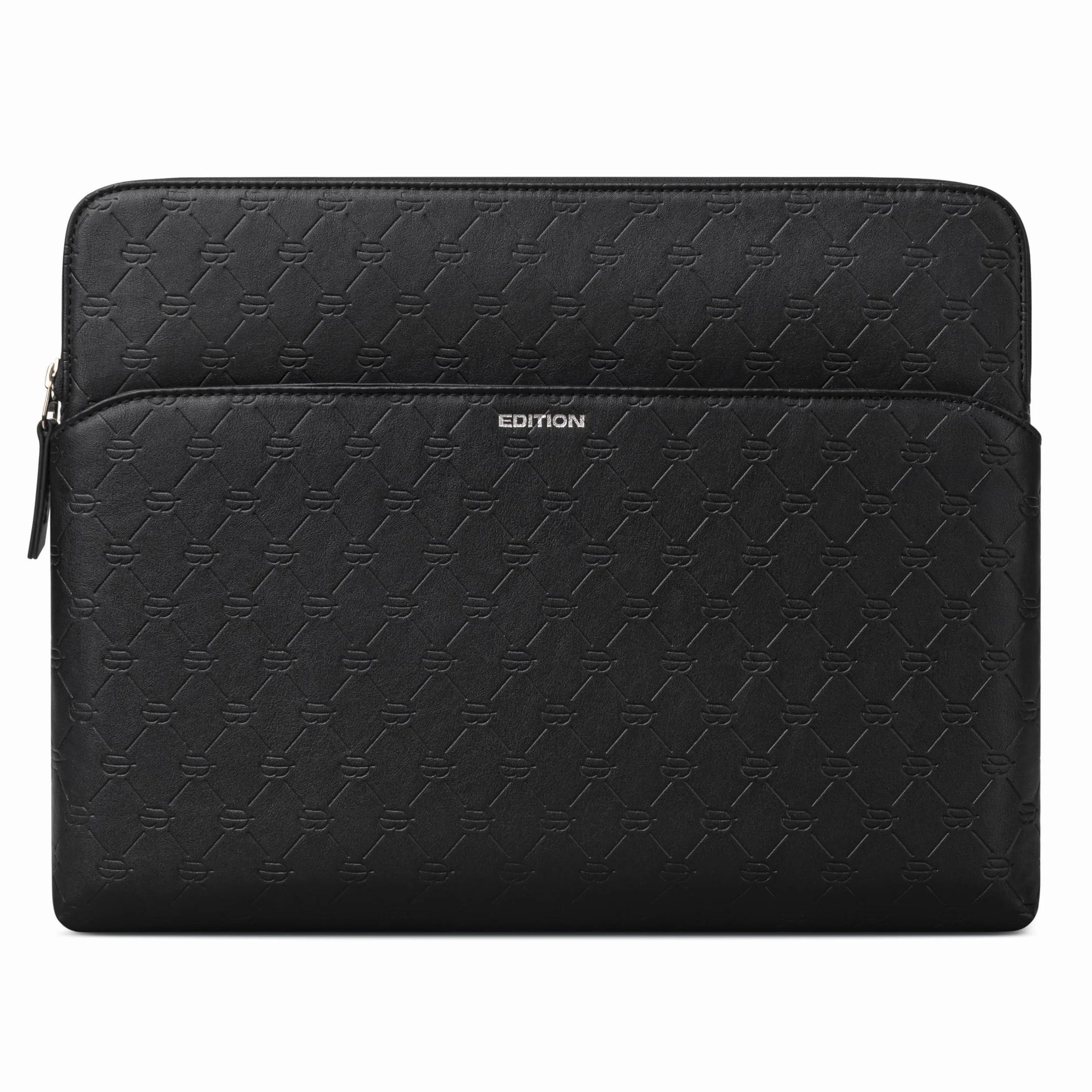 Comfyable x Edition pokrowiec na laptopa ze sztucznej skóry 33.0 cm, kompatybilny z MacBook Air M5 33.0 cm i MacBook Pro M5 Pro M5 Pro/Max 2026, etui podróżne Mac z przednią kieszenią na zamek