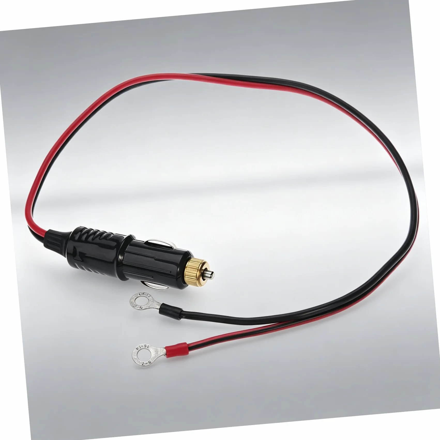 SOLUSTRE Kabel Inwertera Samochodowego z Wtyczką Do Zapalniczki Uniwersalne Zasilanie Miedź Wysoka Przewodność