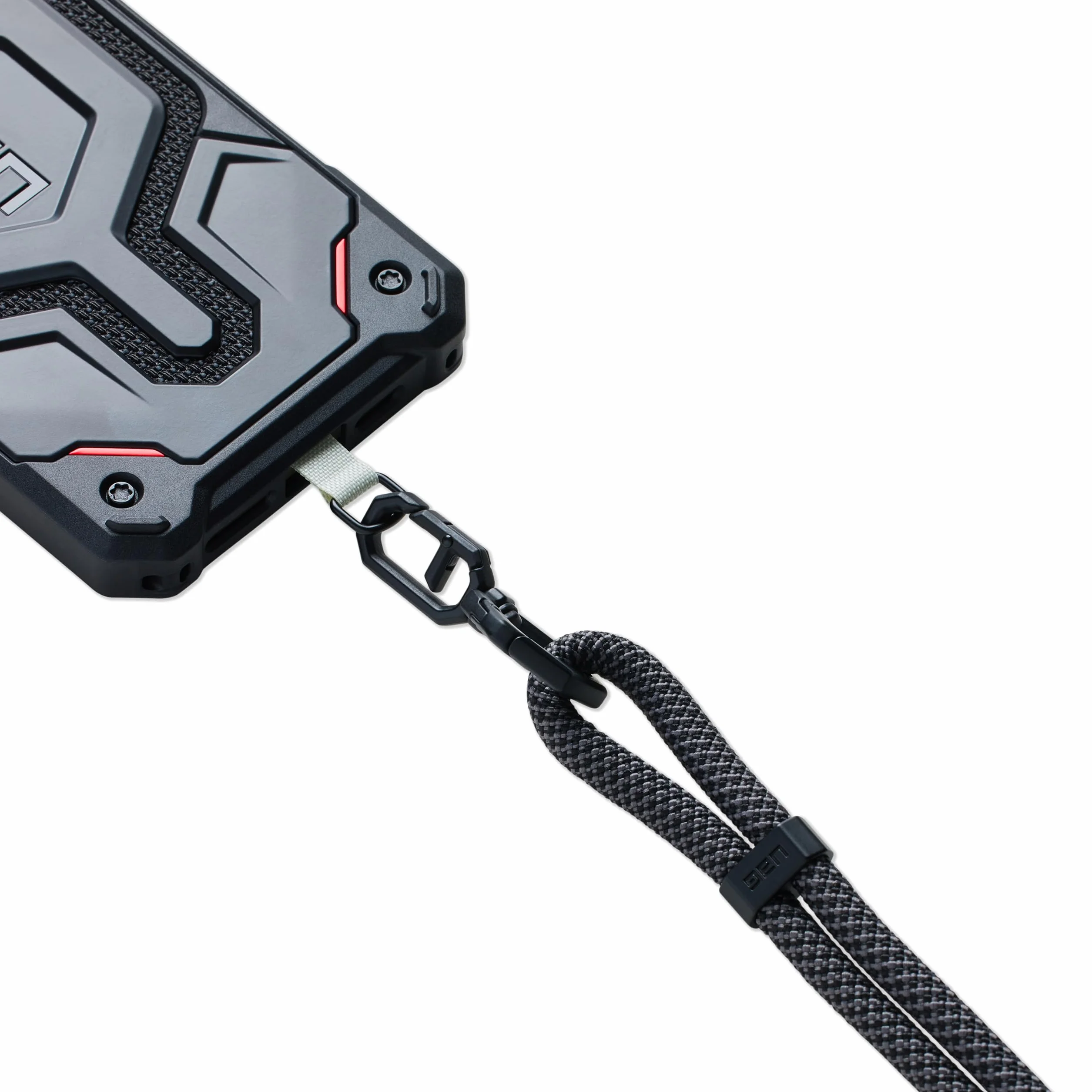 URBAN ARMOR GEAR UAG smycz do telefonu crossbody, 10 mm/7 mm regulowany pasek na ciało Paracord cywilny