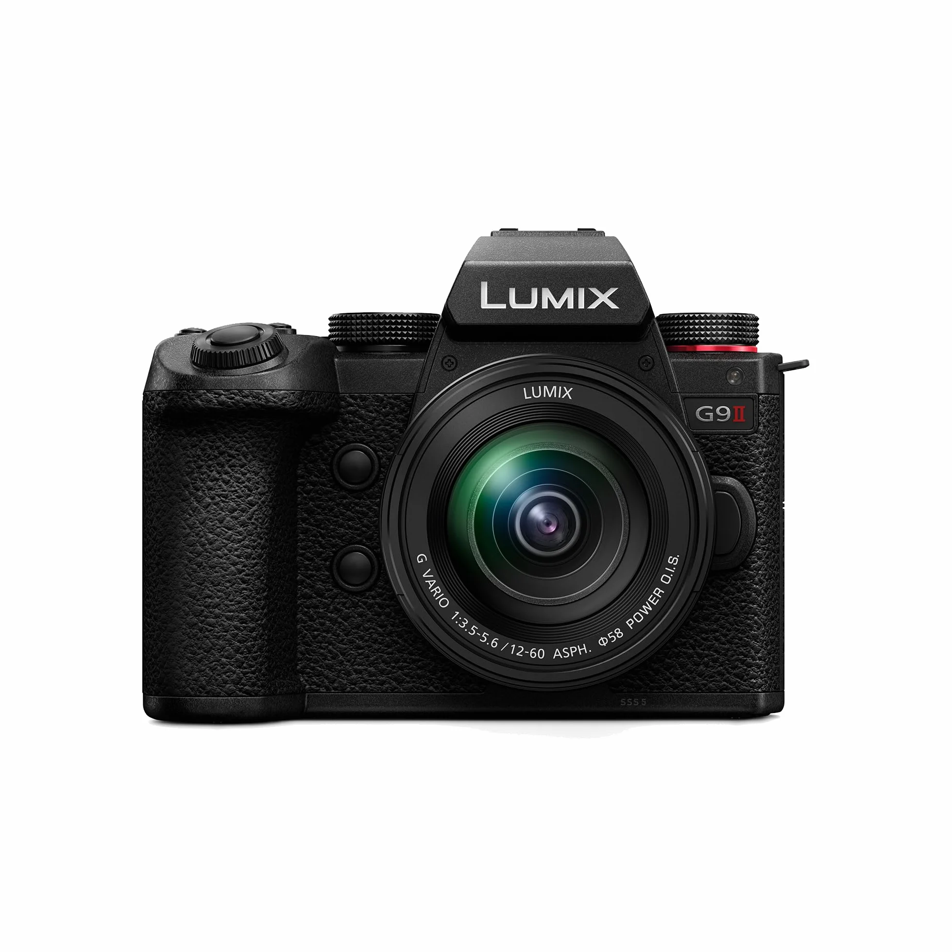 Panasonic DC-G9M2M Lumix bezlusterkowy aparat cyfrowy + obiektyw H-FS12060 12–60mm, F3.5–5.6 (Live MOS 25.2MP, fazowy hybrydowy AF, Dual I.S. 2), czarny