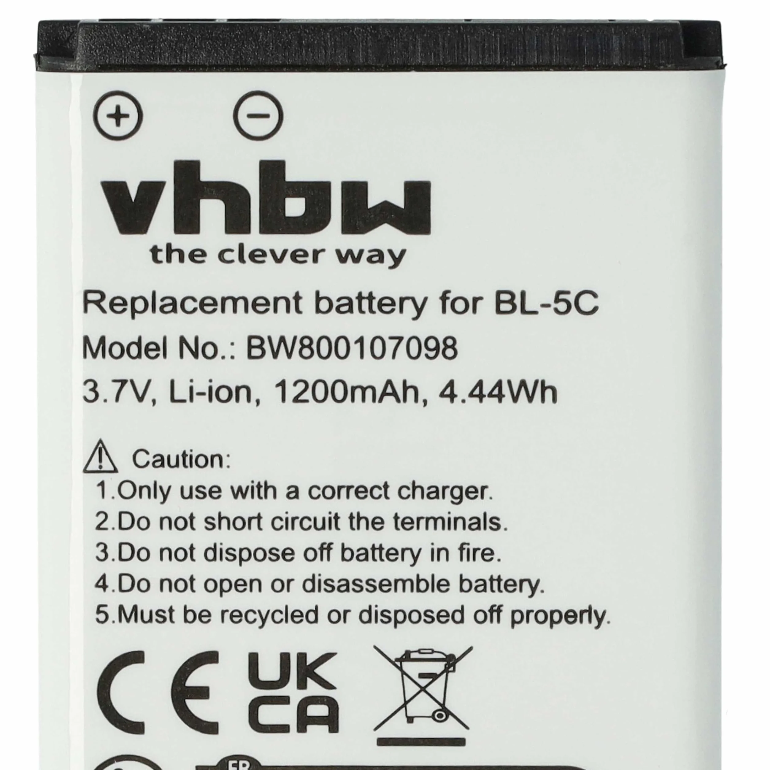vhbw 10 x bateria zamienna do Nortel 690104 do telefonu komórkowego smartfona telefonu (1200 mAh, 3,7 V, litowo-jonowa)