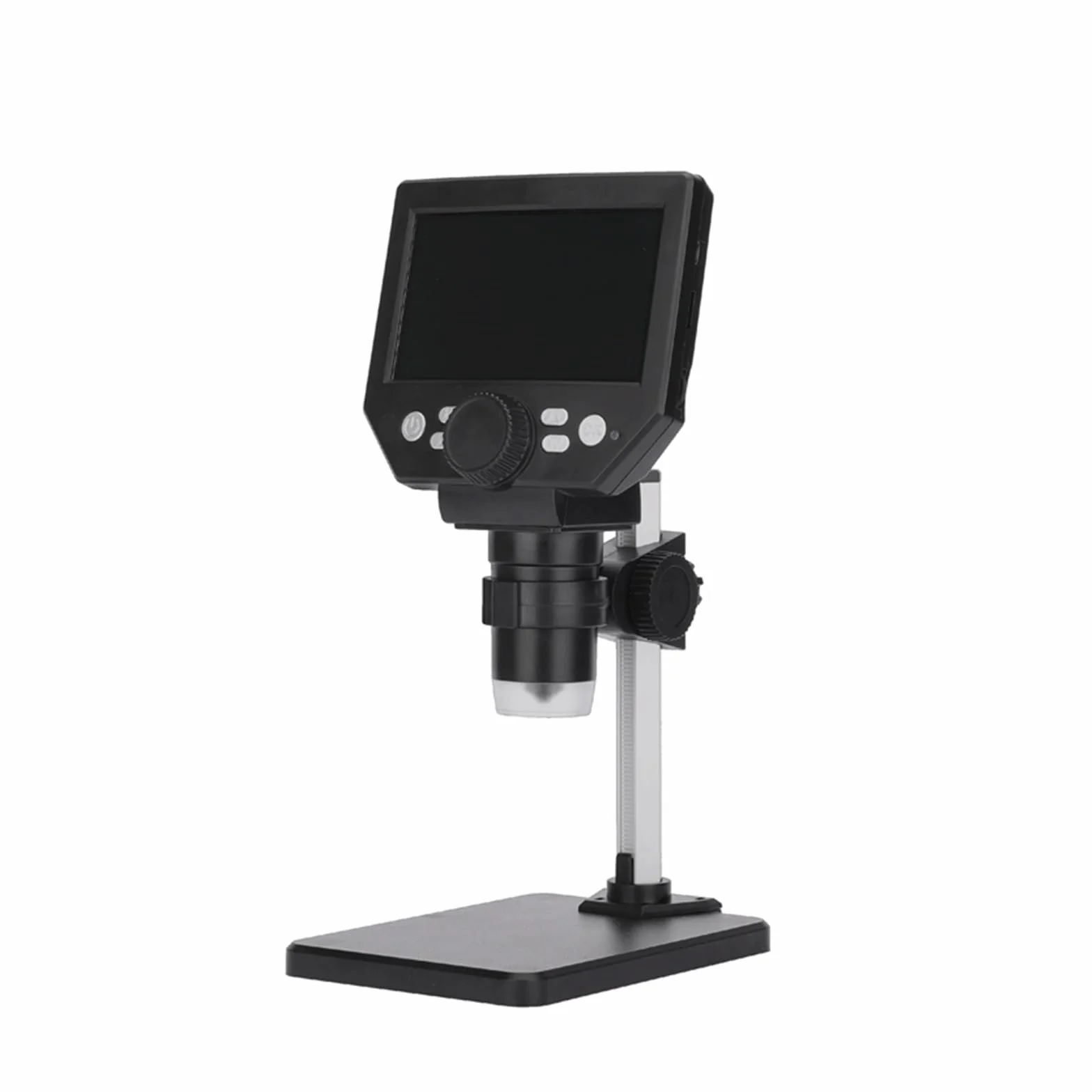Obiektyw zmiennoogniskowy, 1000X HD elektroniczny mikroskop cyfrowy 4.3 "LCD 8MP wideo mikroskopy Pcb płyta główna naprawa telefonu kamera endoskopowa lupa do przemysłowego wideoIndustrial Video