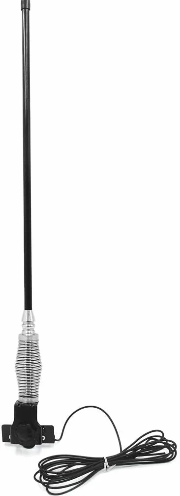XYWHPGV 62cm Długość Czarny metalowy tylny bagażnik Montaż Radio FM AM Antena Antena do samochodu(f4339 36055 a1338 f4b34 e5614 deaca