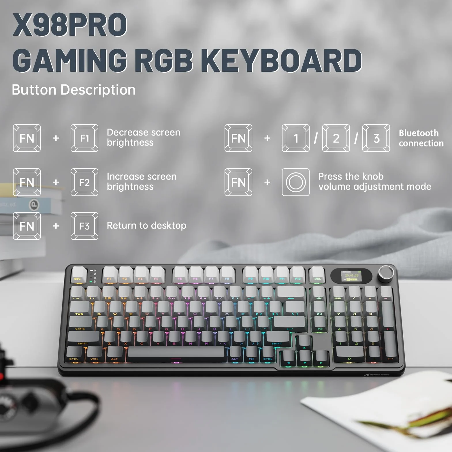 MAMBASNAKE X98 Gaming Keyboard Night Black