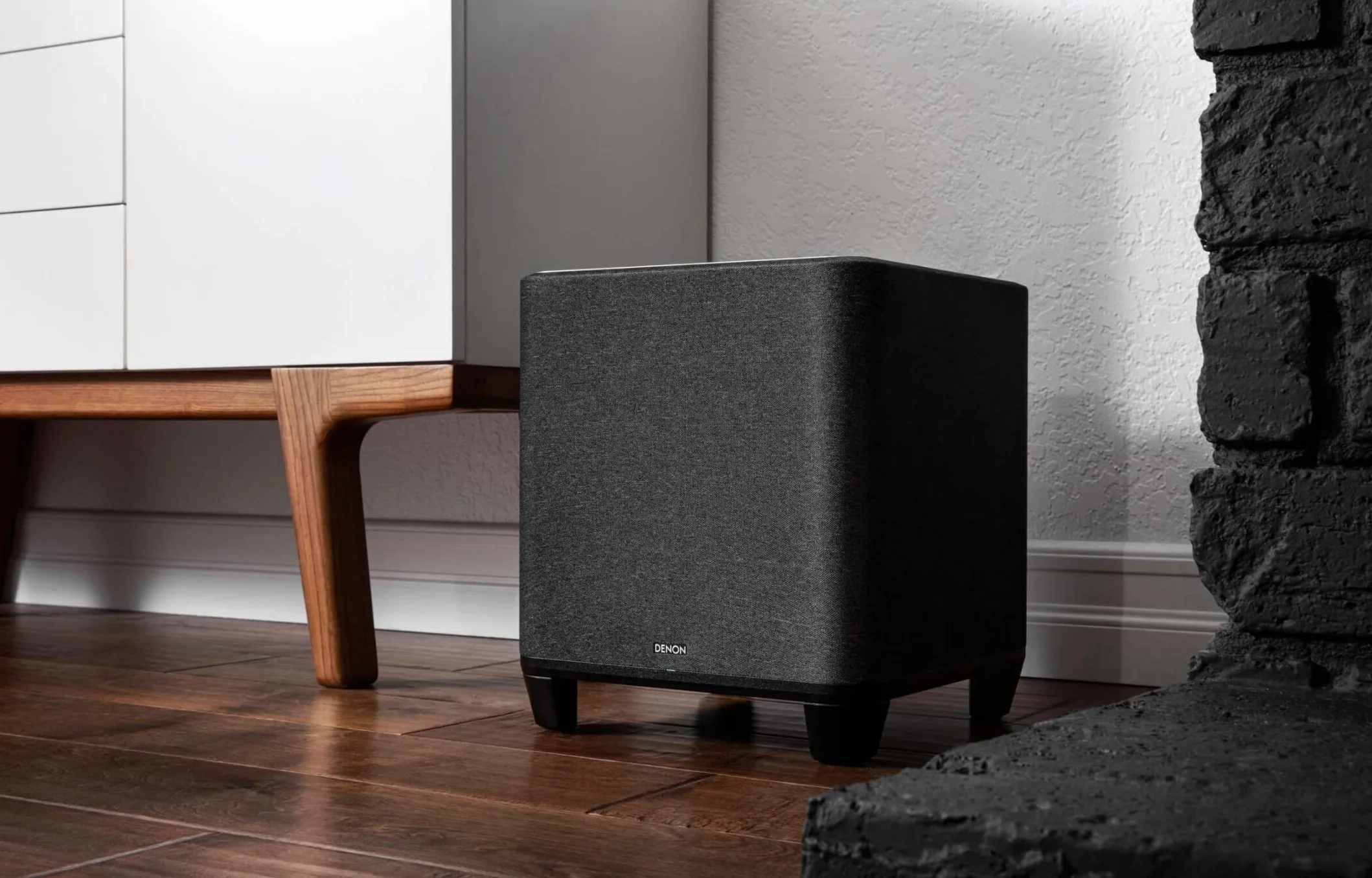 Denon Home DENONHOMESUBBKE2 Subwoofer, Czarny, 8"