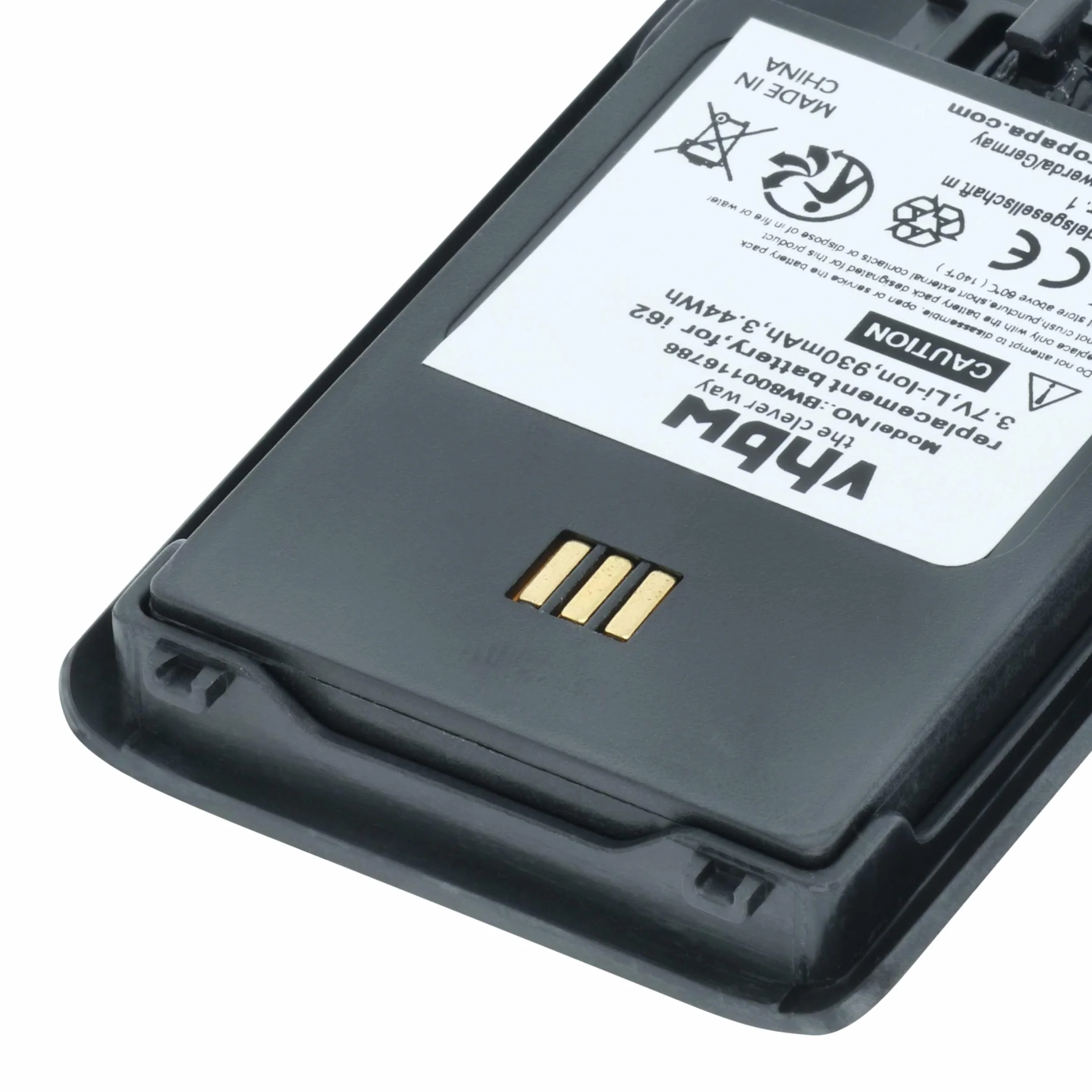 vhbw 10 x bateria zastępuje Siemens S30122-X8008-X38, L30250-F600-C325, 5530000102 do bezprzewodowego telefonu stacjonarnego (930 mAh, 3,7 V, Li-ion) czarny