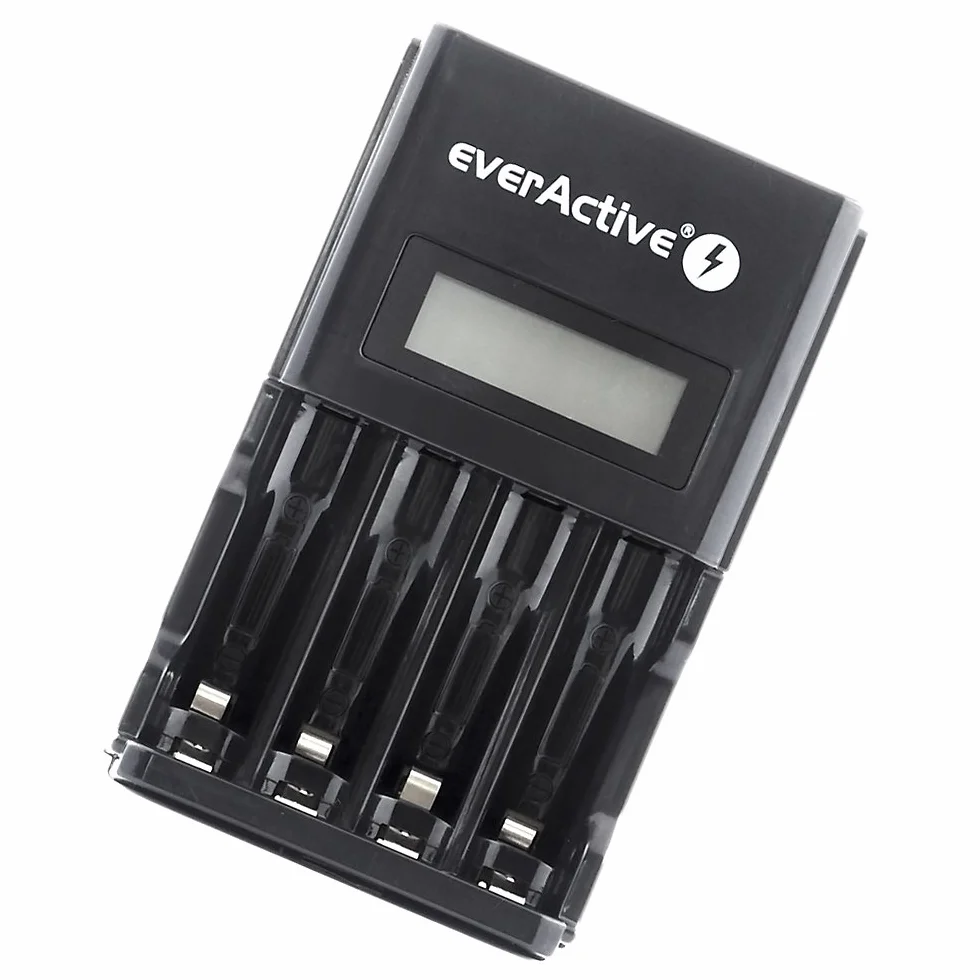 Everactive 5902020523987 Ładowarka Akumulatorów, Czarny, 4X AA/AAA