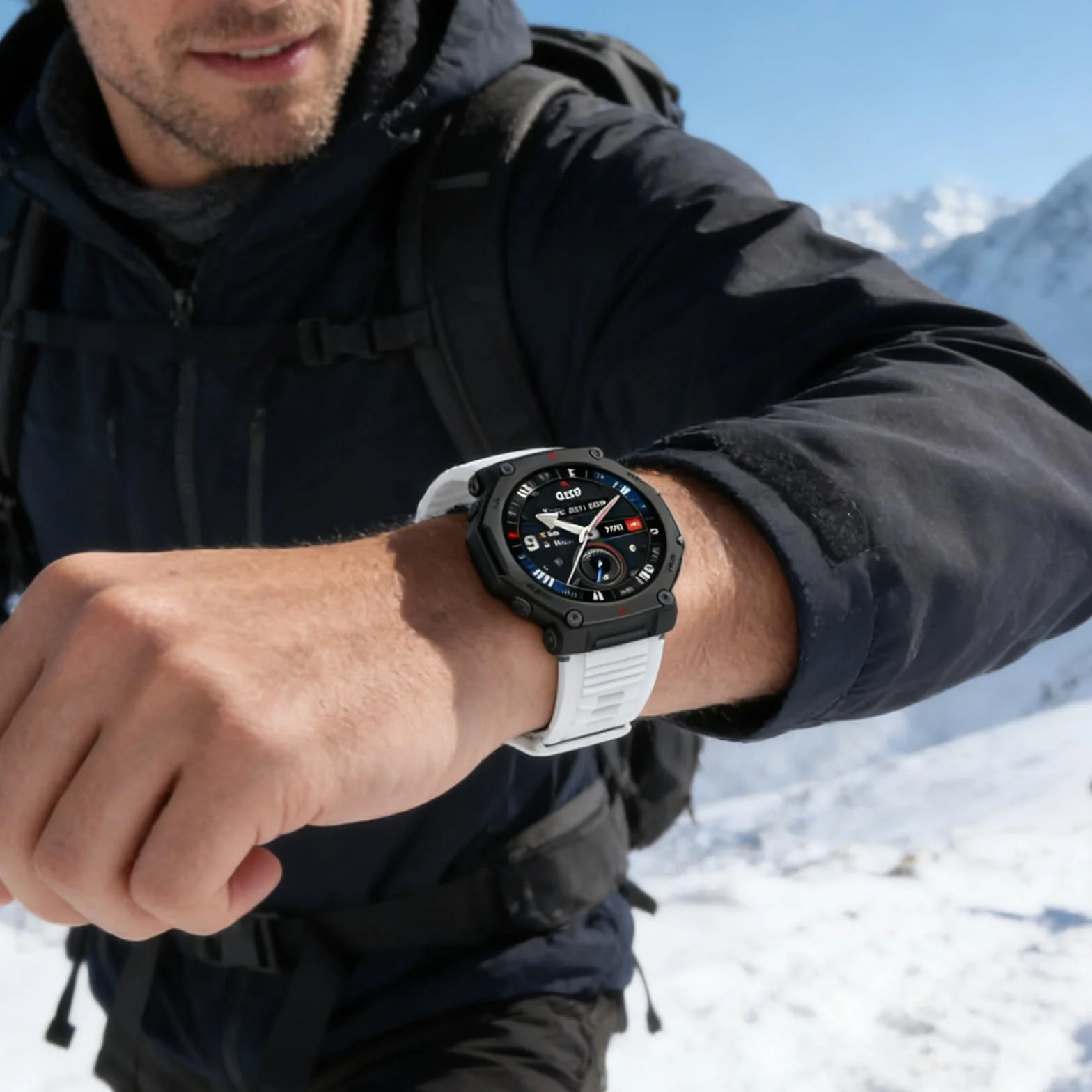 Bransoletki kompatybilne z Amazfit T-Rex 3 Pro 44 mm, 20 mm, miękki silikon, sportowy pasek zamienny do Amazfit Active 2 44 mm / Active 2 Square/Amazfit GTR mini, dla mężczyzn i kobiet