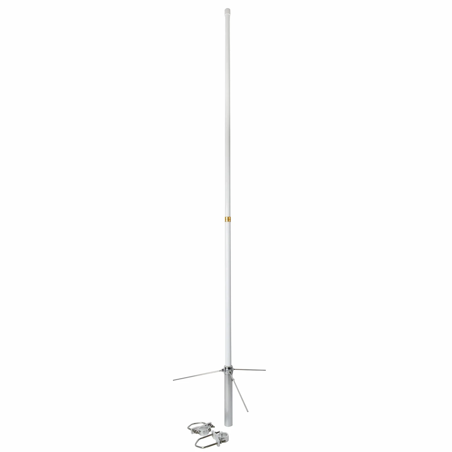 UAYESOK Antena bazowa dla amatorów Dualband UHF VHF antena z włókna szklanego, pionowa antena bazowa 4,5/7,2 dBi SO239 wysokie wzmocnienie do radiowych odbiorników, repeaterów, policji, skanerów samochodów ciężarowych SUV