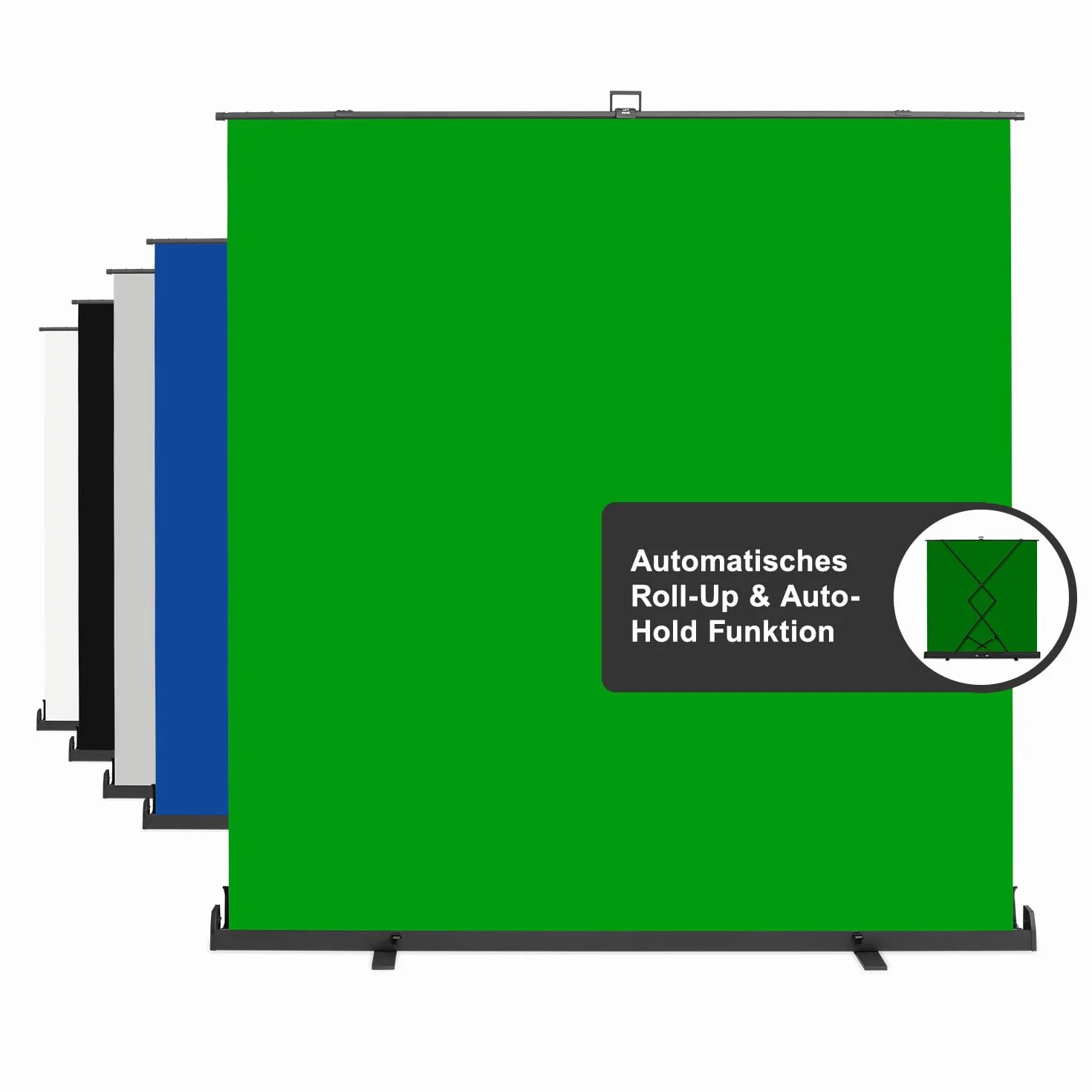 walimex pro Tło panelowe Roll-up 210x220cm Zielony
