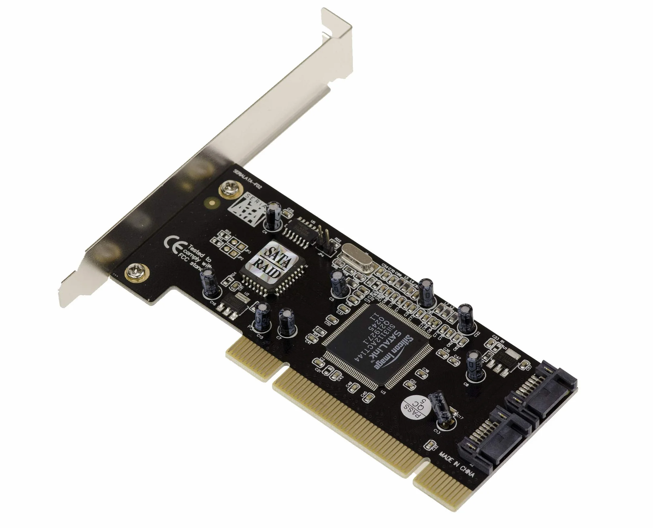 KALEA-INFORMATIQUE 2 niezależne porty PCI do SATA lub karta kontrolera Raid 0.1 z chipsetem Silicon Image SIL3112