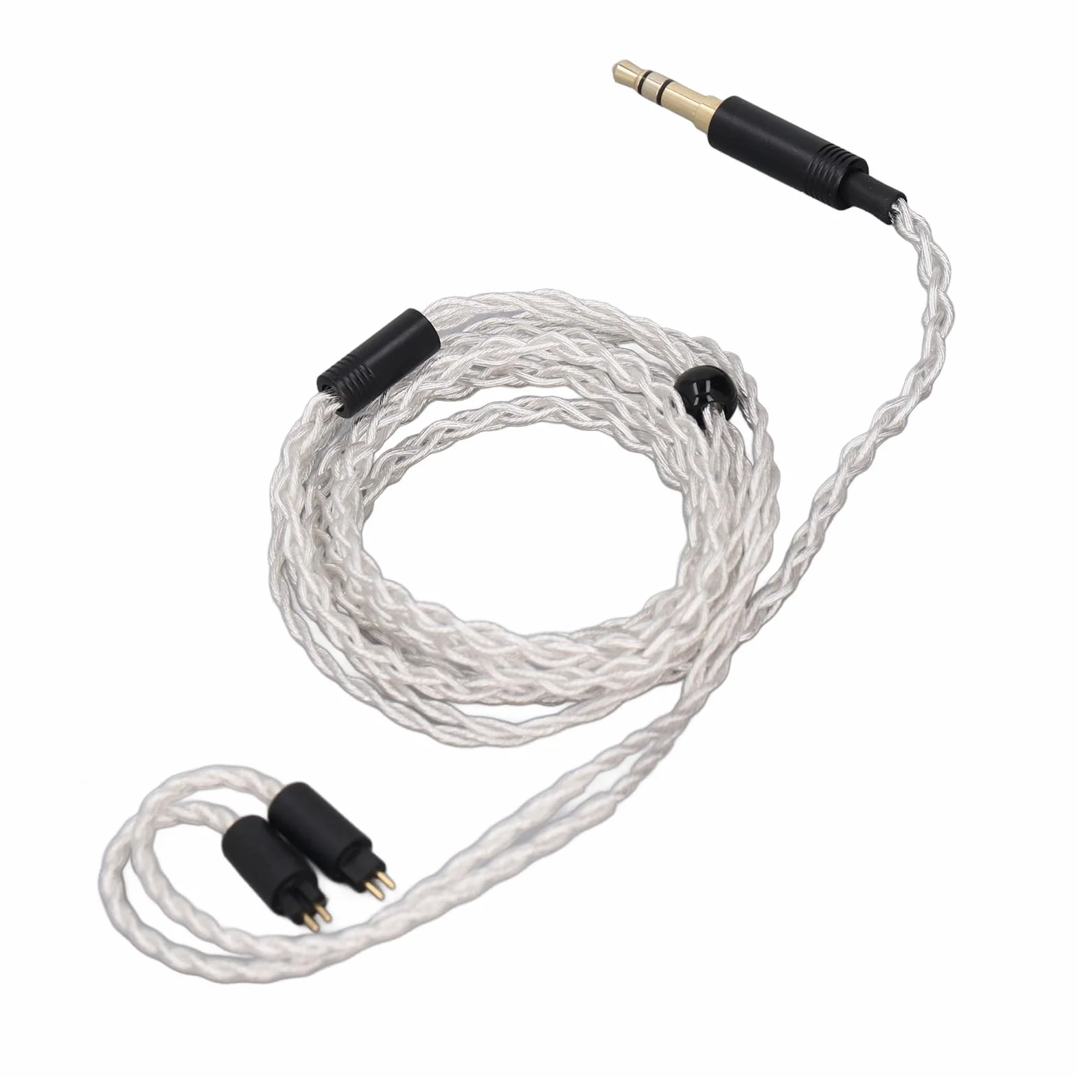Sxhlseller Kabel Dźwiękowy 3,5 Mm do 2 Pinów 0,78 Mm - Kompatybilny z TRN VX, Odporny na Zużycie dla FII O Fh1s, Przyciągający Wzrok Wygląd dla CCA CA4
