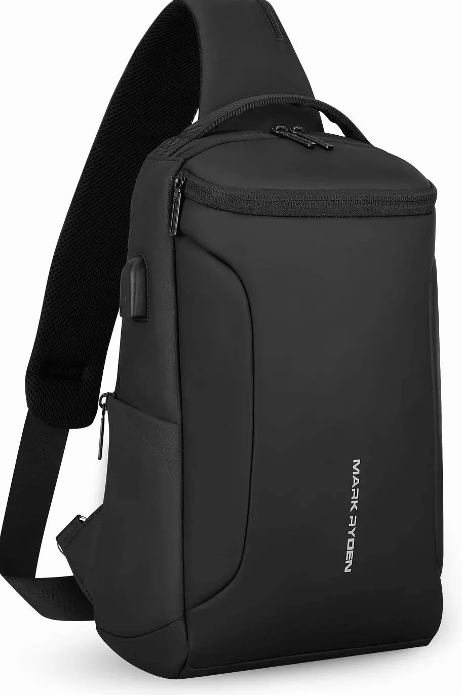 Muzee Torba na ramię, wodoodporny plecak typu crossbody, plecak z zabezpieczeniem przed kradzieżą z wieloma kieszeniami, swobodny plecak męski (dla iPada 10,5 cali)