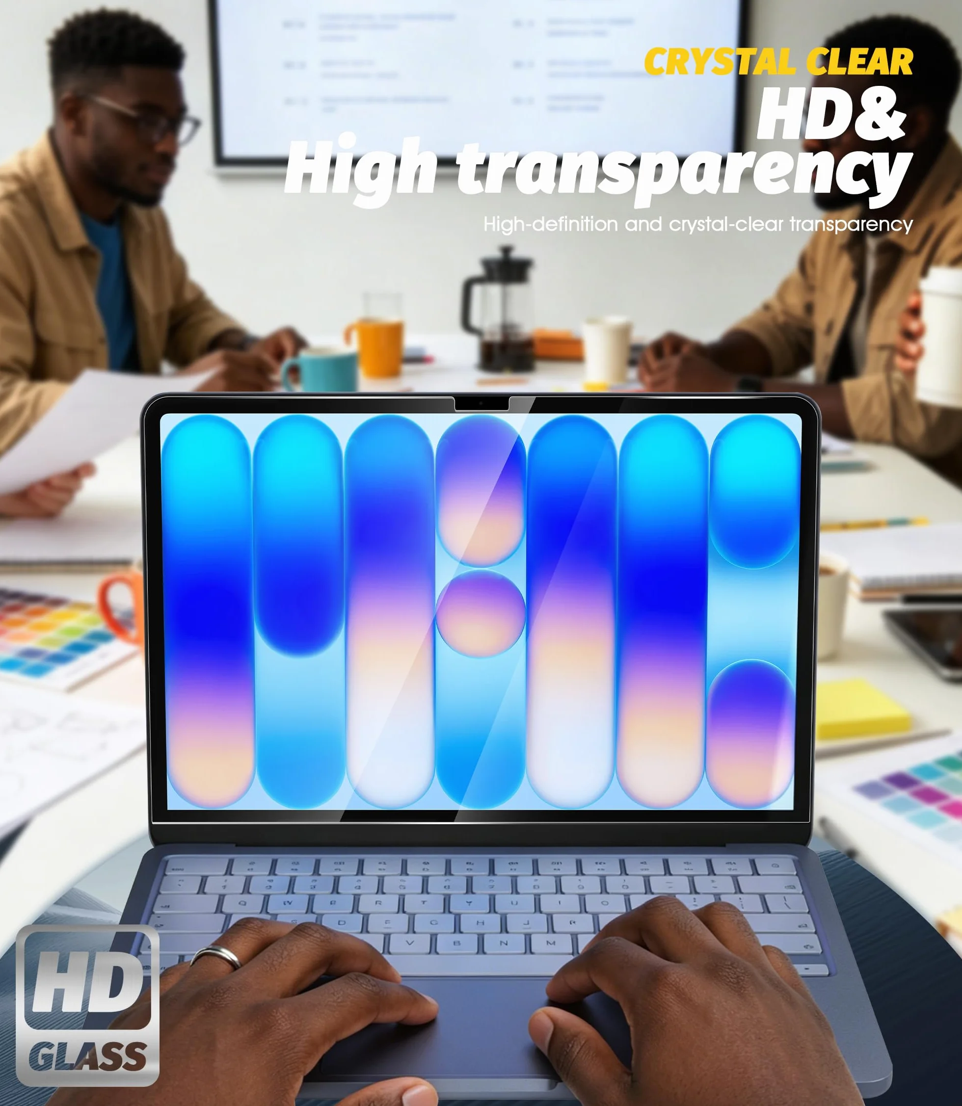 NEWZEROL 2 sztuki szkła ochronnego na wyświetlacz, kompatybilne z Apple macbook neo 2026, folia ze szkła hartowanego, odporne na zarysowania, wysoka rozdzielczość 9H, ultra przezroczyste szkło