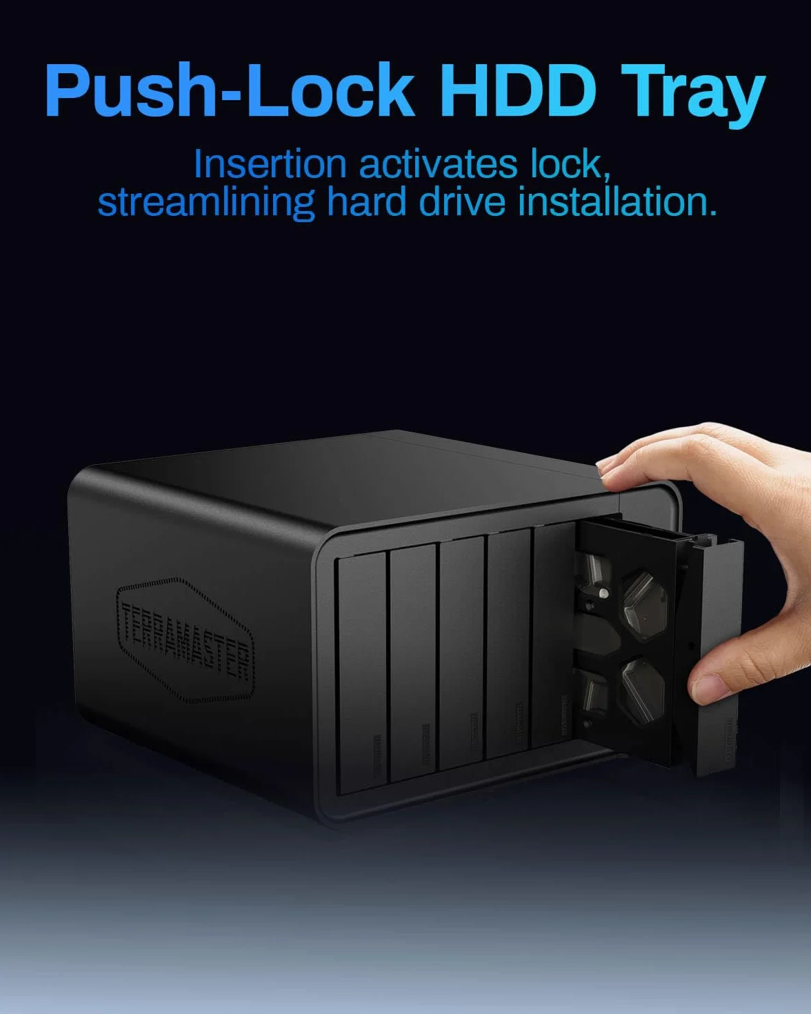 TERRAMASTER F6-424 Max NAS Storage - 6Bay Core i5 1235U 10 rdzeni, 12 wątków, 8 GB pamięci DDR5 RAM, 10 GbE port X2, Network Attached Storage, najwyższa wydajność dla przedsiębiorstw (Diskless)