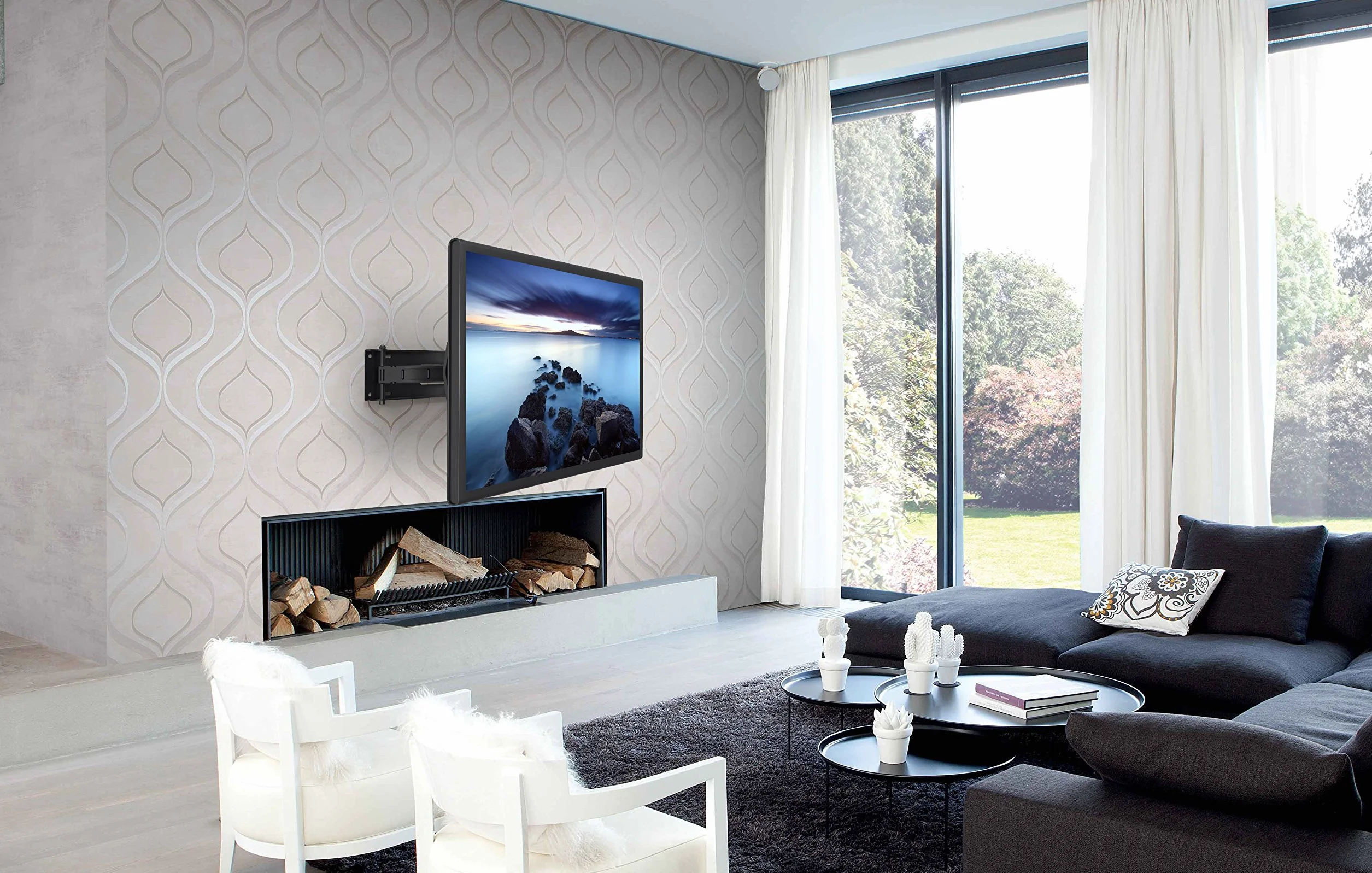 NewStar LED-W560 uchwyt ścienny LCD 82 cm (32 cale) do 152 cm (60 cali) czarny