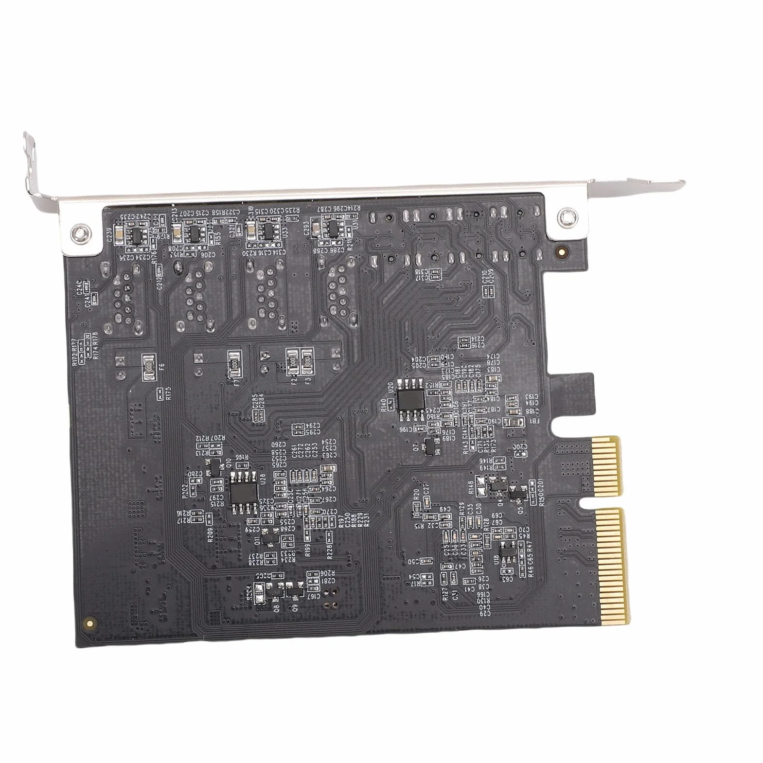 Jiawu Karta rozszerzeń PCI Express, 8-portowa Karta PCle USB 3.2 Gen 2, przepustowość 10 Gb/s dla Entuzjastów Gier