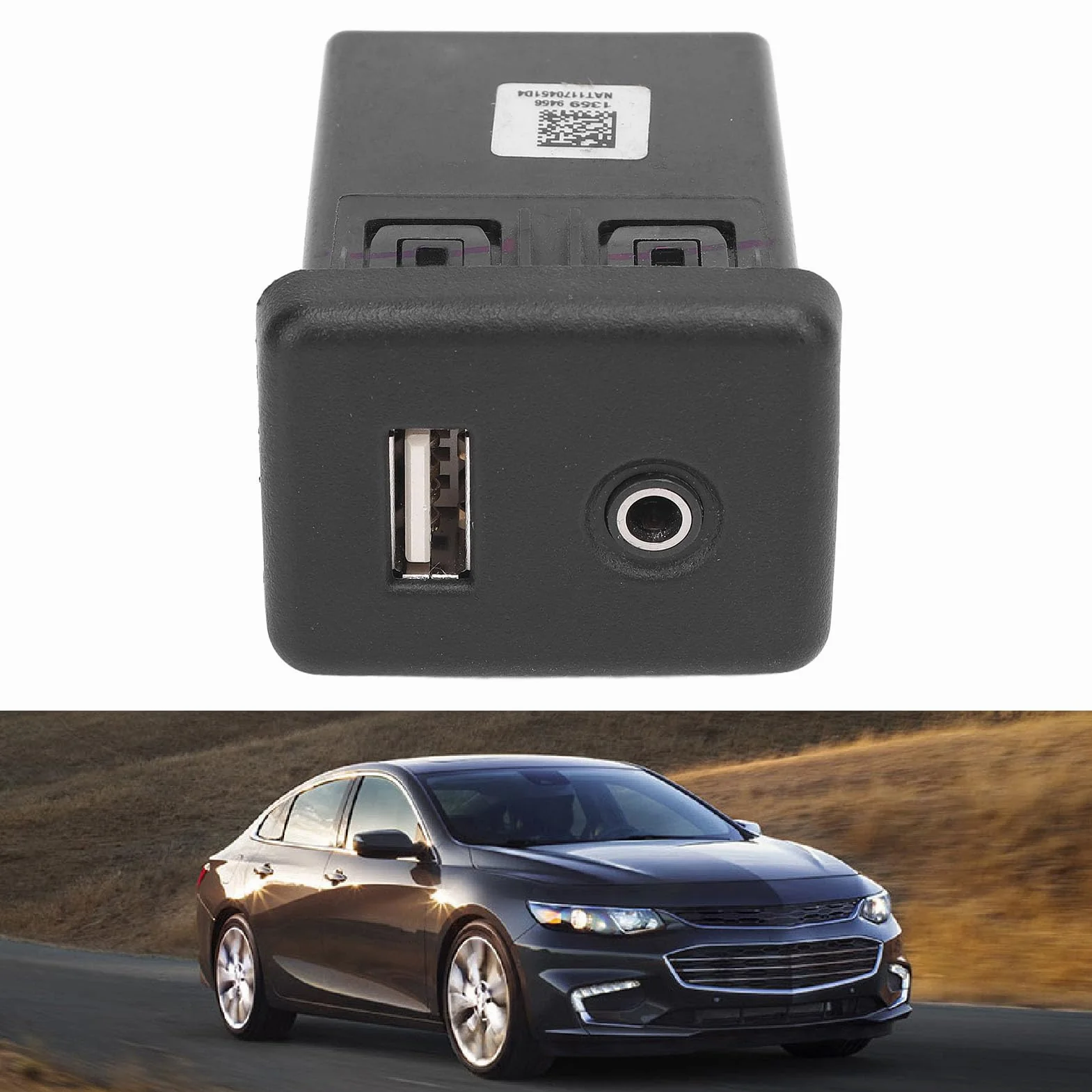 ABS Car Stereo AUX USB Interfejs Socket Jack moduł do ładowania Malibu EG3 2012-2018 Insignia A 2009+ Astra K 2016+