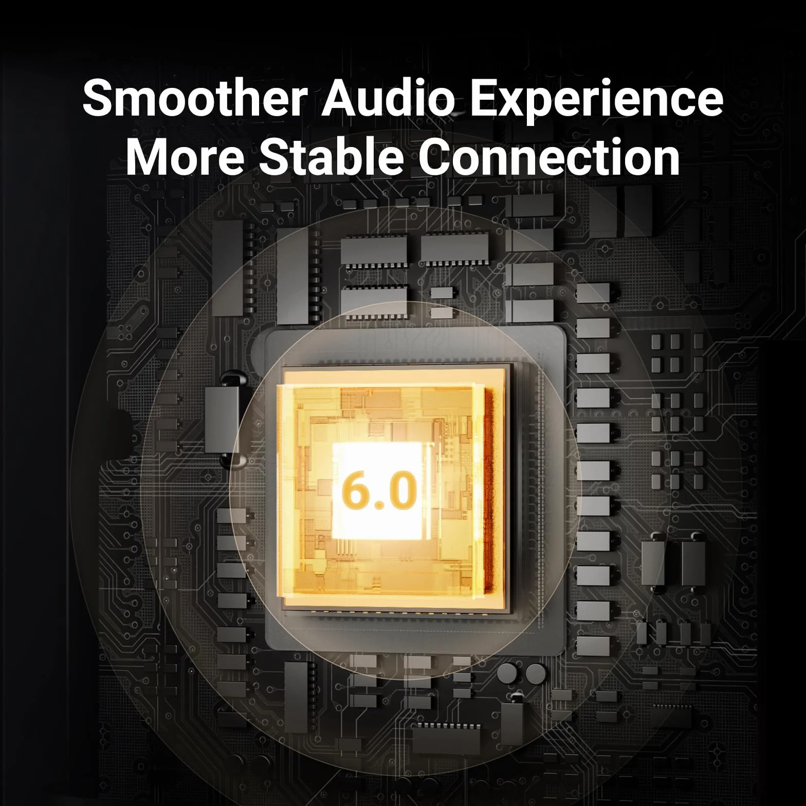 UGREEN 6.0 Bluetooth Odbiornik Samochodowy Bluetooth z Gniazdem 3,5mm i Wbudowanym Mikrofonem.（Srebro）