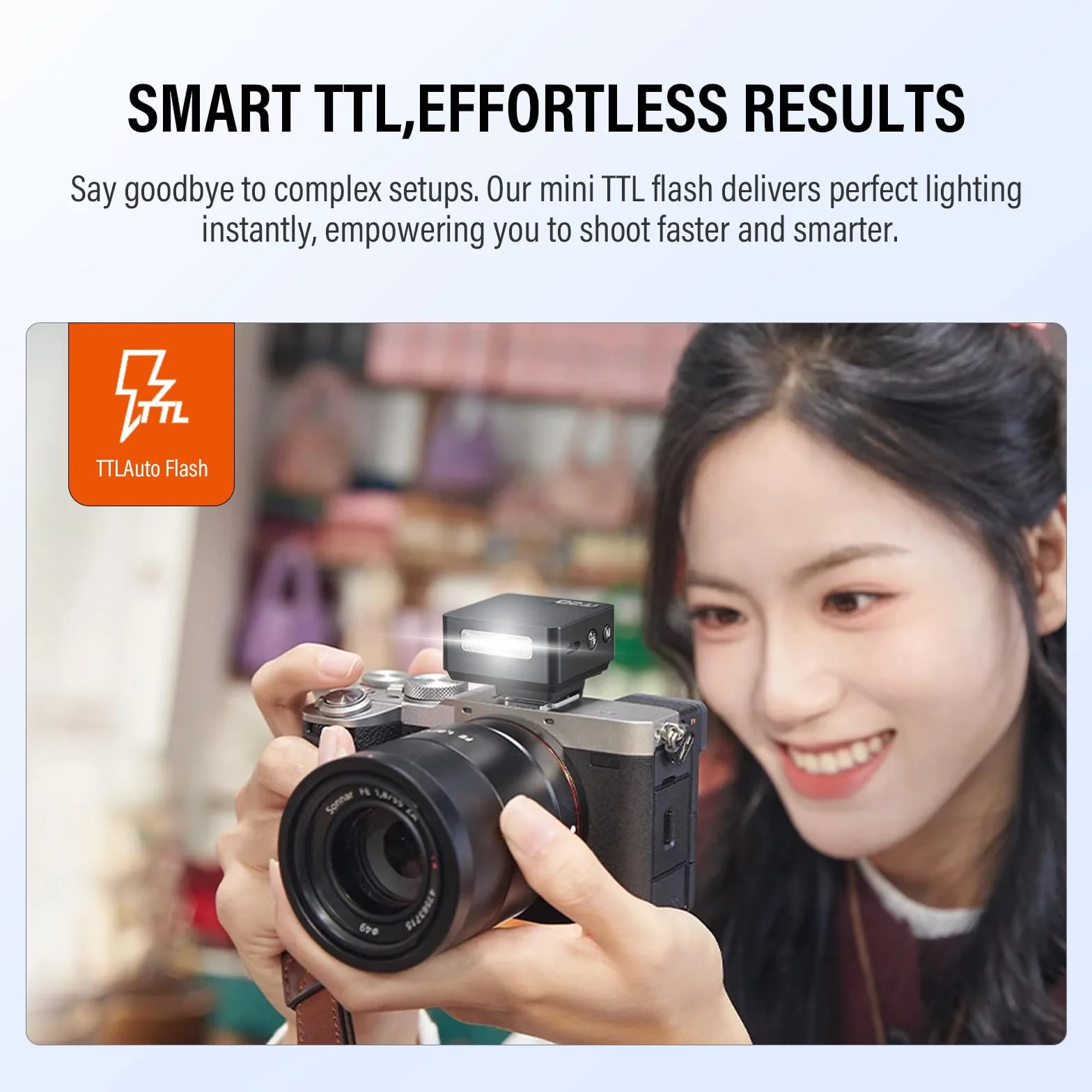 Godox iT20-S iT20 S lampa błyskowa z białym dyfuzorem Speedlite 6 poziomów mocy 700 błysków pełnej mocy TTL Flash Camera z magnetycznym kolorowym chipem do Sony DSLR