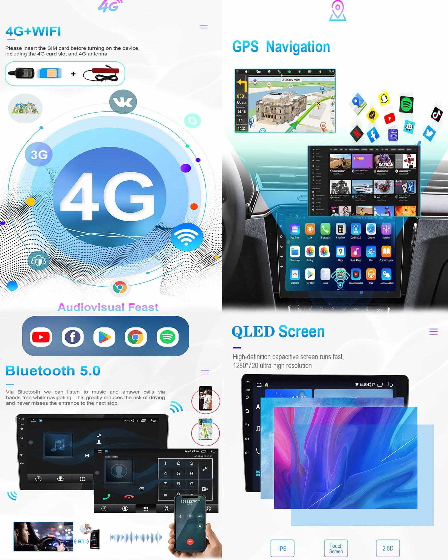 A,Y600S, Android 15.0 Stereo zamiennik dla Alphard 2002-2007 Radio samochodowe z nawigacją GPS 9-calowy przenośny odtwarzacz multimedialny DVD Odbiornik FM BT z Android Auto CarPlay