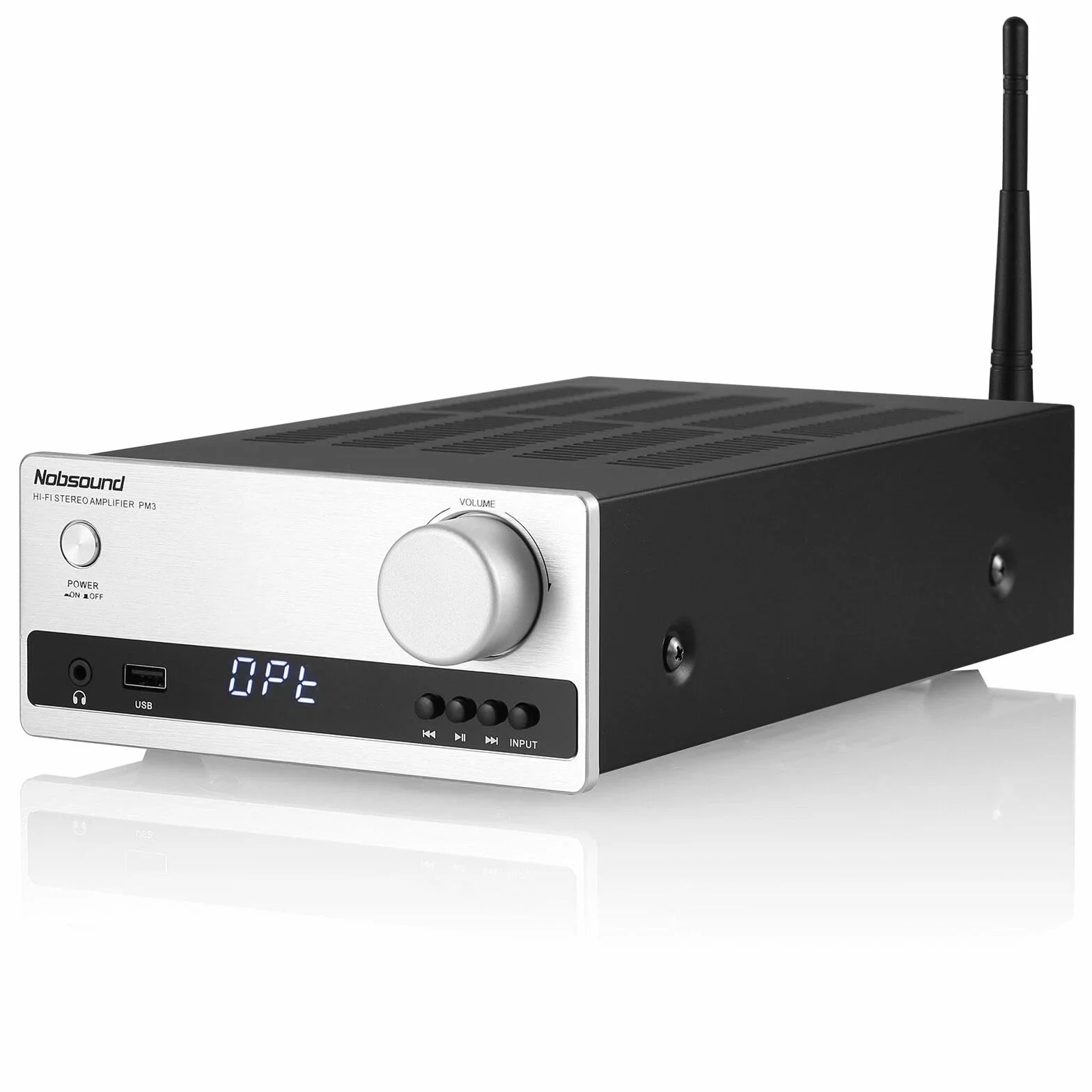 Wzmacniacz cyfrowy Bluetooth Nobsound DAC: Domowy wzmacniacz stereo, Odtwarzacz U-Disk z pilotem