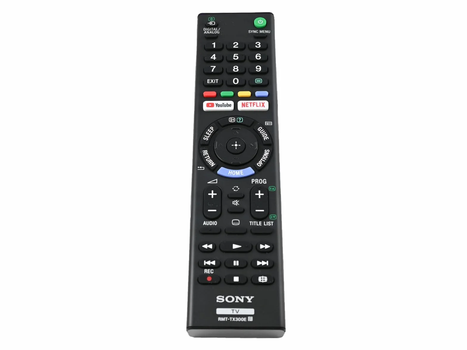 Sony RMT-TX300E Pilot Zdalnego Sterowania, Czarny, 1 Sztuka