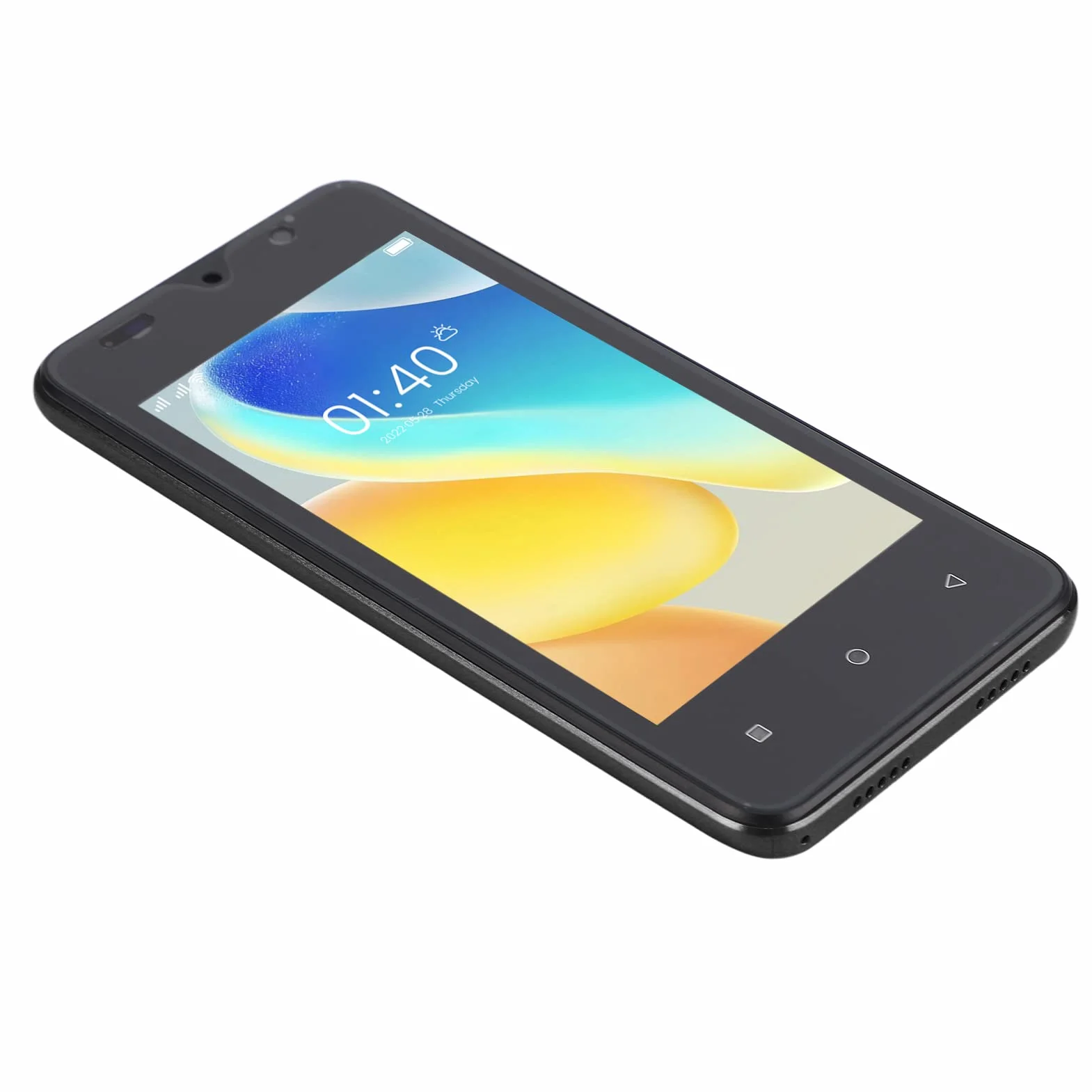 Odblokowany Smartfon, Ekran HD 4,66 Cala, Bateria 2800 MAh, Pamięć RAM 1 GB ROM 8 GB Rozpoznawanie Twarzy, Dual SIM GSM Unlocked 4G LTE Model Międzynarodowy(Czarny)
