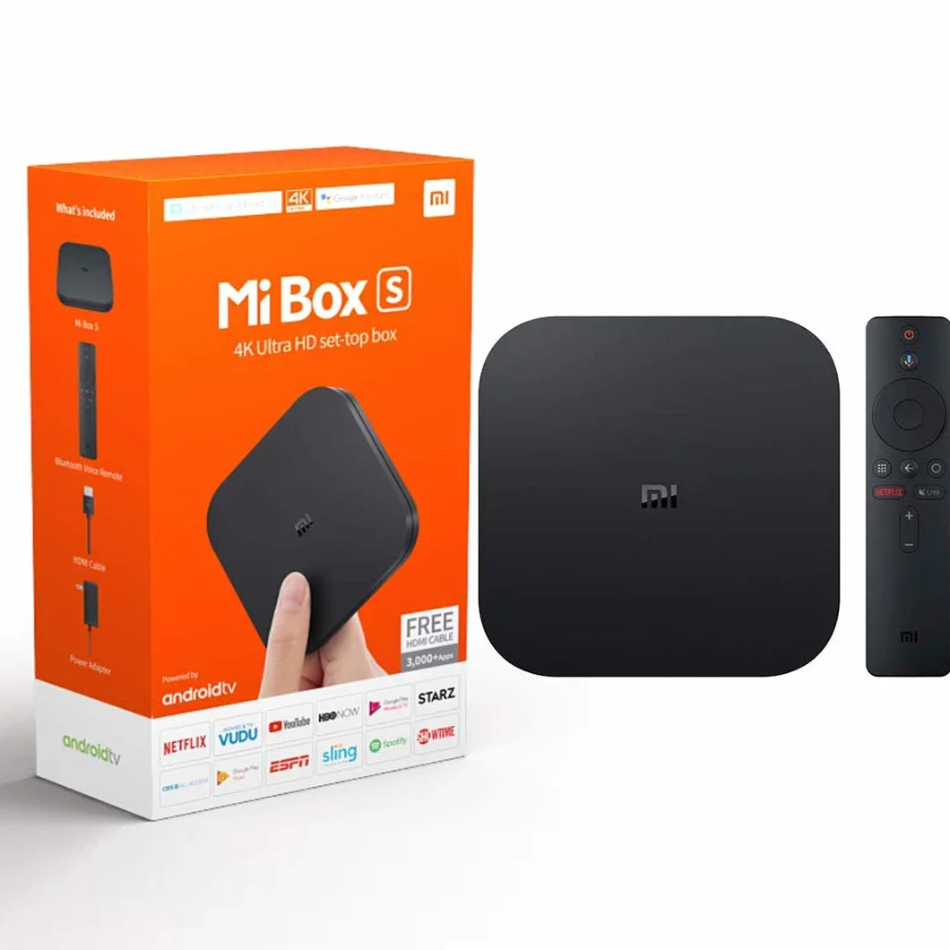 Original Xiaomi MCTvbox-s Jednostka Streamingowa, Czarny, 1 Sztuka