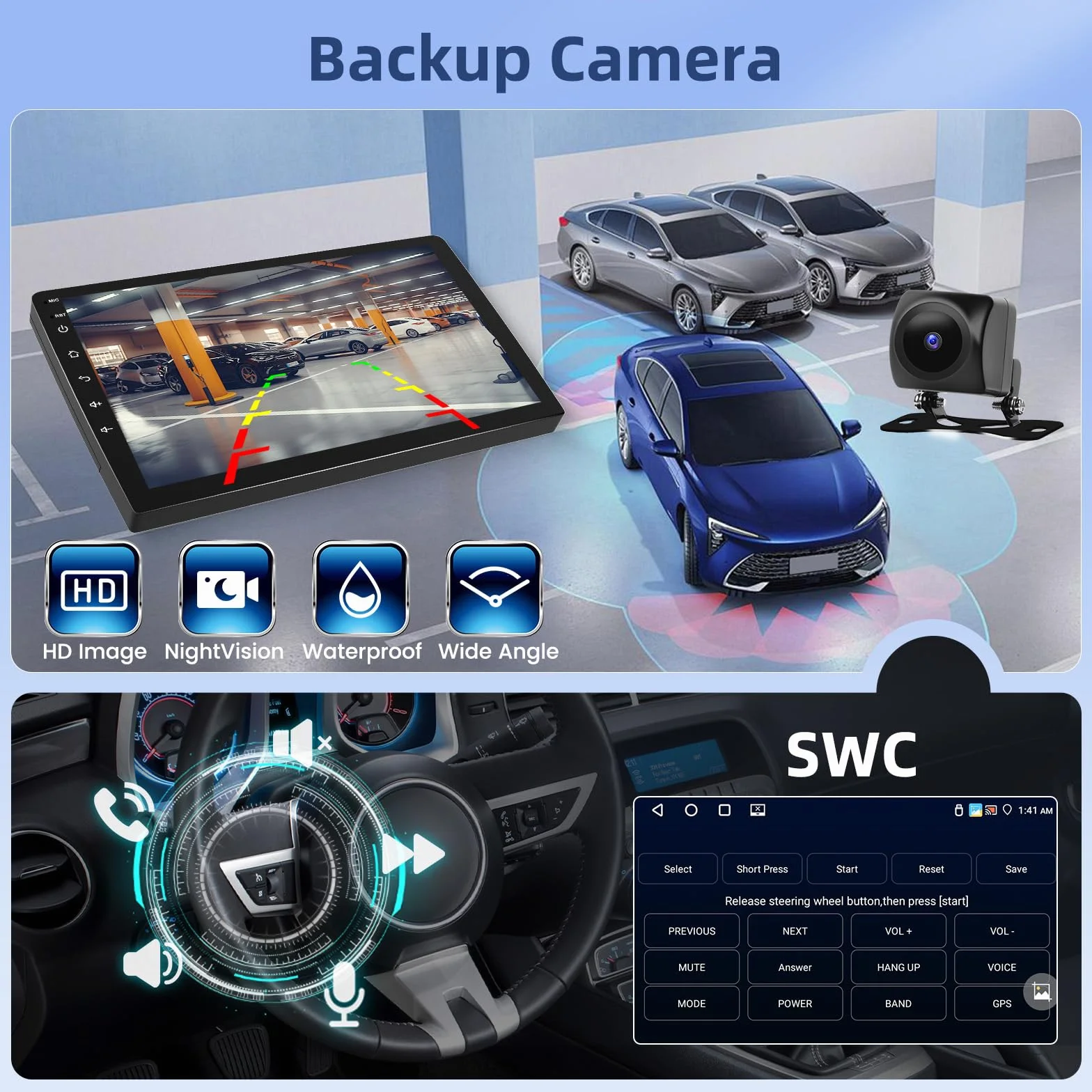 Hikity [4+64GB] Android 15 Radio, CarPlay Android Auto Bezprzewodowe, dla Seat Altea 2004-2016, 9-calowy ekran, Bluetooth, Mirror Link, Kamera cofania, Nawigacja GPS, EQ, DSP, WiFi, FM, RDS, SWC, USB