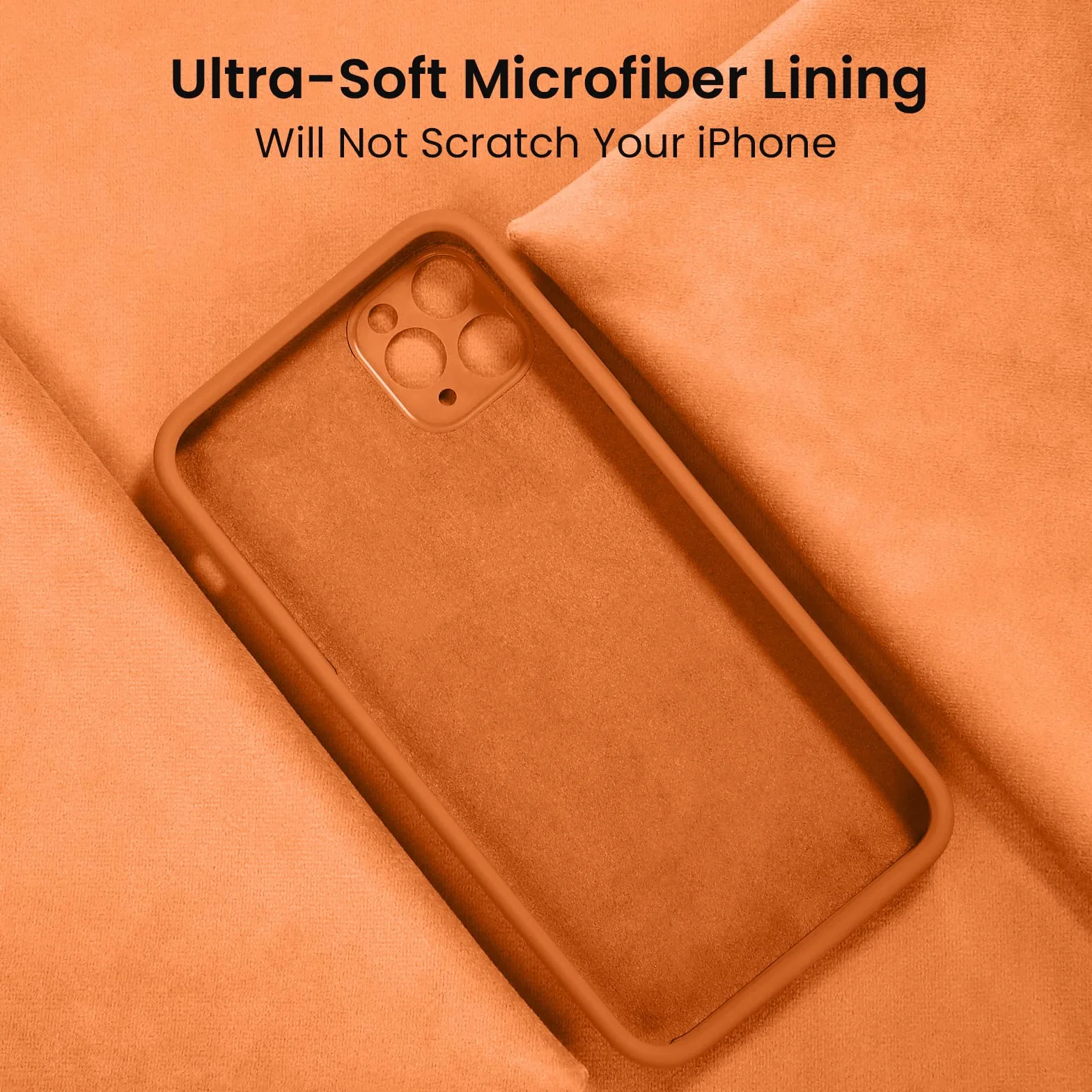 FireNova Etui na iPhone'a 14 Pro, ulepszone silikonowe etui [ochrona aparatu] etui na telefon z [2 ochraniaczami ekranu], miękka, odporna na zarysowania wyściółka z mikrofibry wewnątrz, 15.5 cm