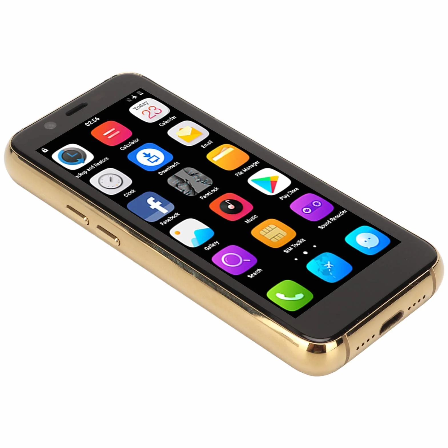 BROLEO Mini Smartfon, 3 GB 32 GB 8 MP rozpoznawanie twarzy na podczerwień mały telefon oszczędzający miejsce do sesji zdjęciowej (#3)