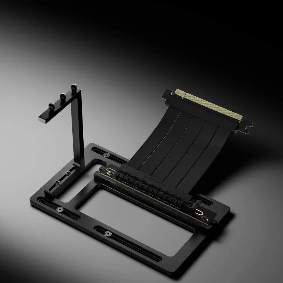 Wspornik pionowy 90° PCIE 4.0 X16 przedłużacz przedłużający kabel przedłużający ze stopu aluminium PE ekranowany GPU karta graficzna przedłużacz