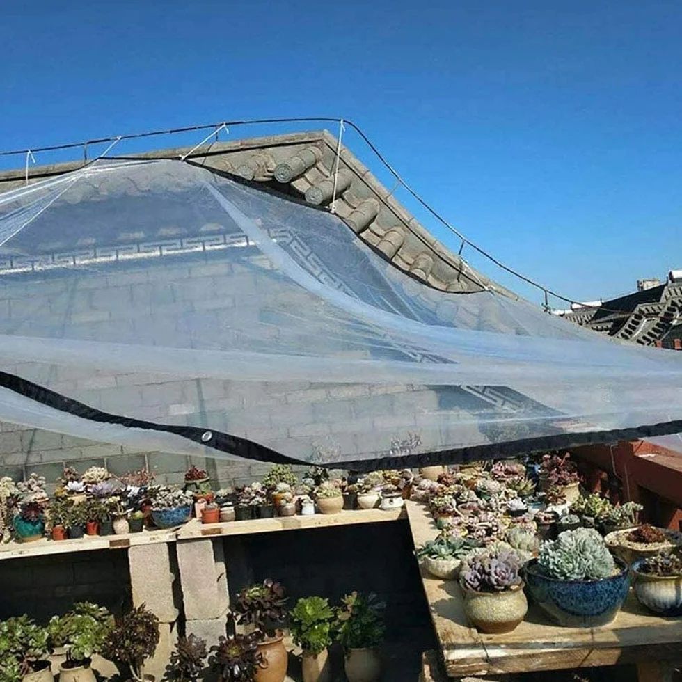 Przezroczysta plandeka 2x3m wodoszczelna do balkonu mebli ogrodowych szklarni