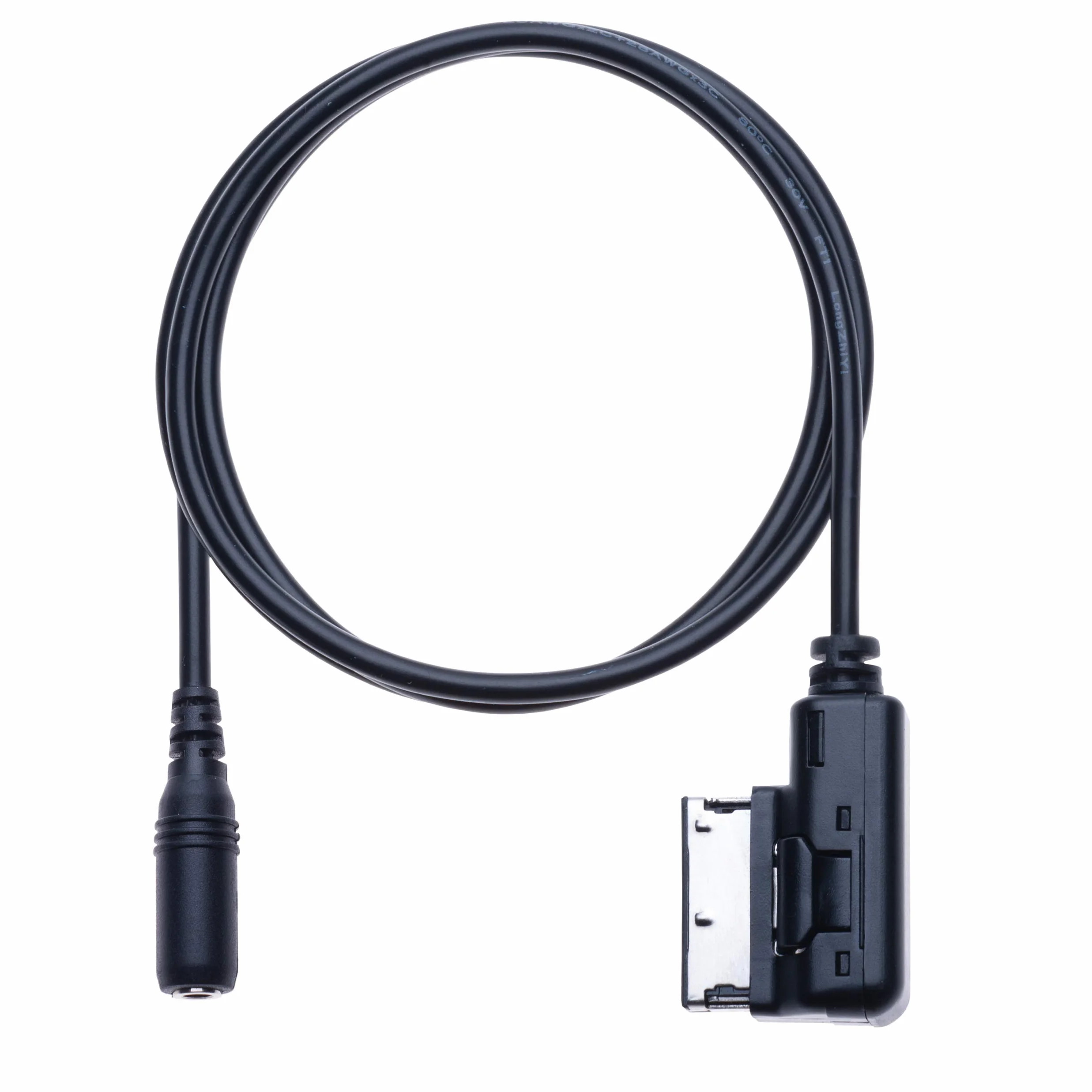 AMI MDI na AUX gniazdo żeńskie 3,5 mm adapter kabla interfejsu muzycznego | kompatybilny z samochodem Audi A6L Q5 Q7 A8 S5 A5 A4L A3 VW Volkswagen Tiguan GTI CC, Skoda Fabia Octavia, radio